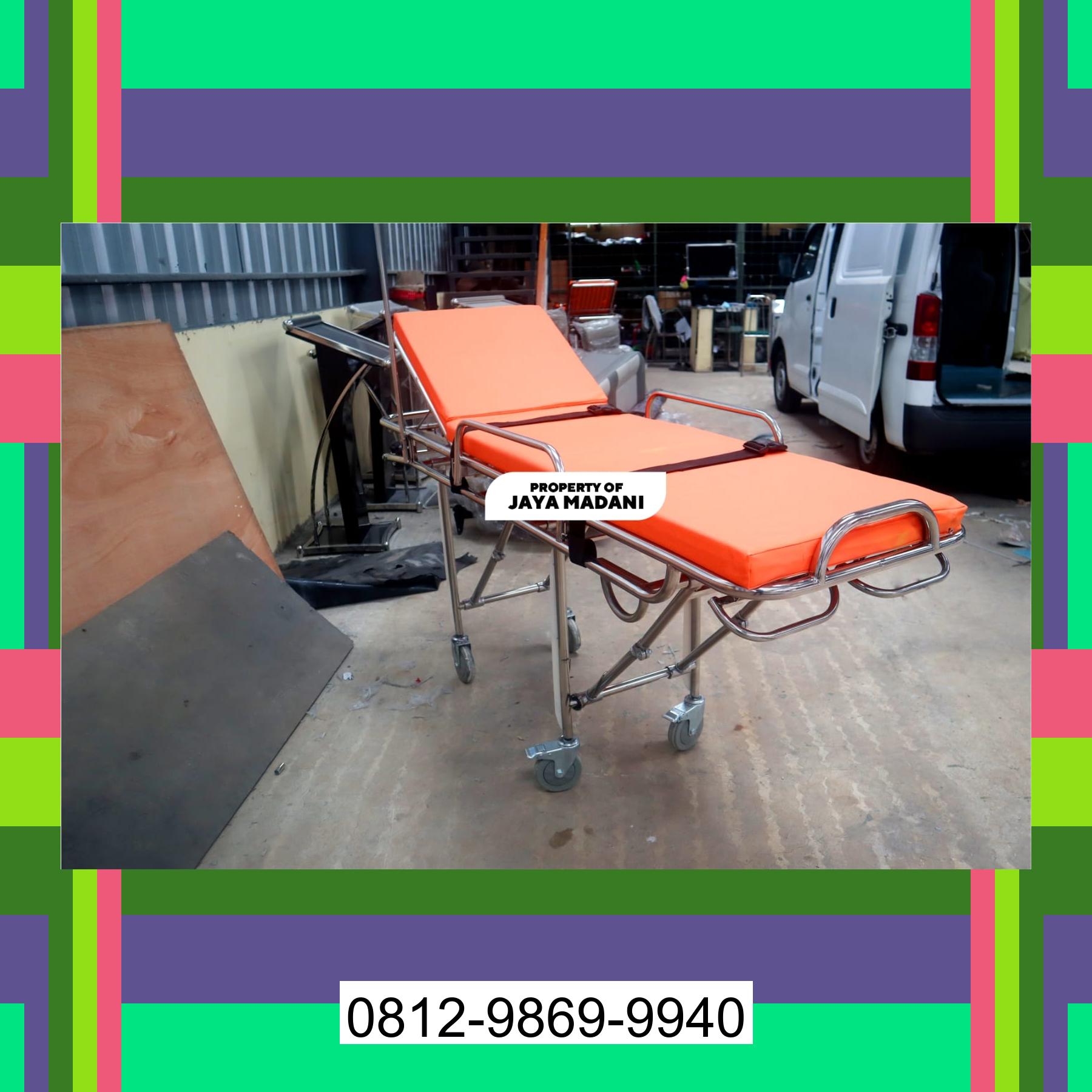 0812-9869-9940 Terbaik, Stretcher Ambulance | Strecher Brankar Ambulance Stainless Steel Suru-Suru