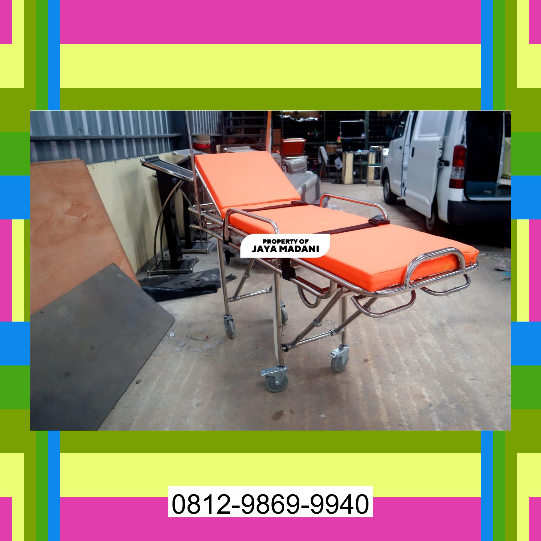 0812-9869-9940 Terbaik, Stretcher Ambulance | Strecher Brankar Ambulance Stainless Steel Tamalatea