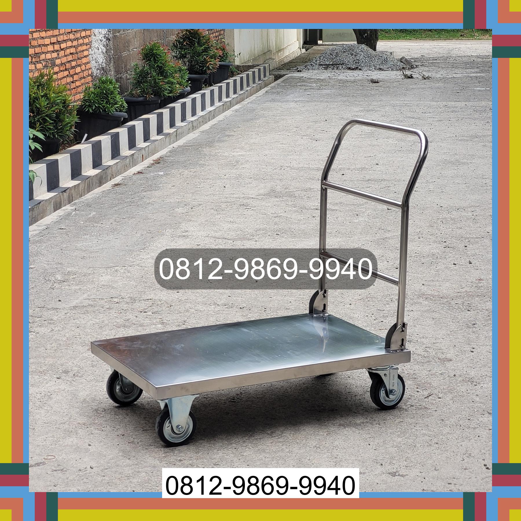 0812-9869-9940 Terlaris, Jual Handtruck Hand Truck 500 kgg & 300 kg | Troli Barang | Troli lipat | Troli angkut Aek Nabara Barumun