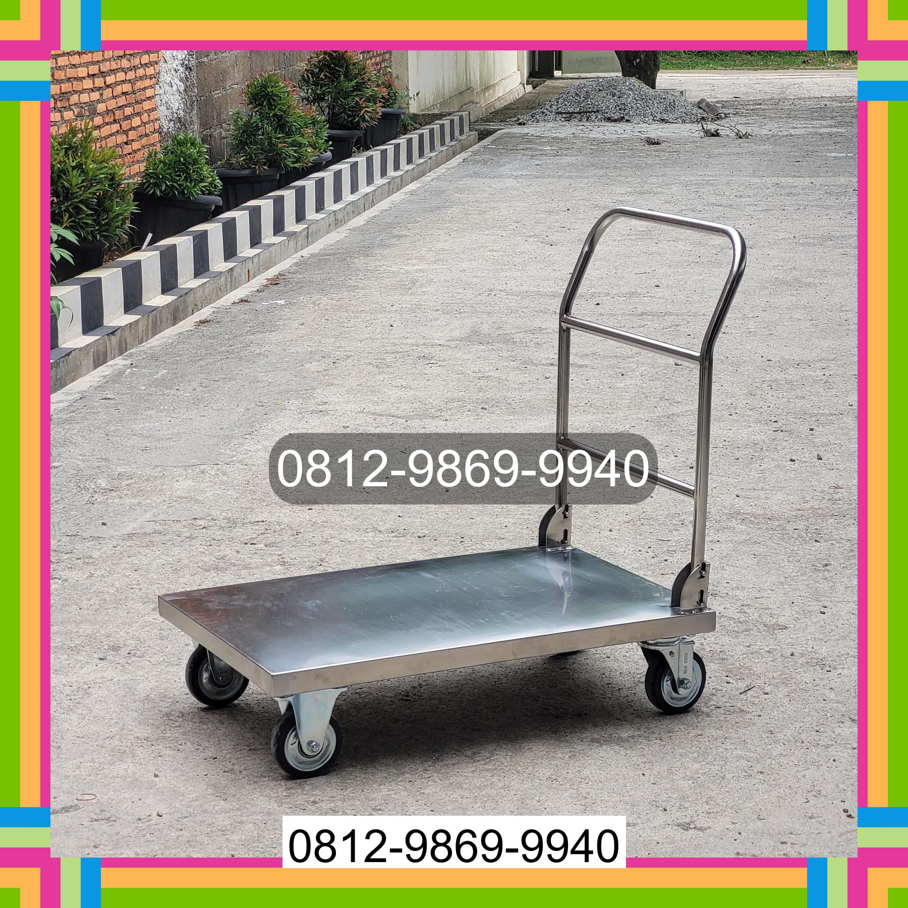 0812-9869-9940 Terlaris, Jual Handtruck Hand Truck 500 kgg & 300 kg | Troli Barang | Troli lipat | Troli angkut Air Batu