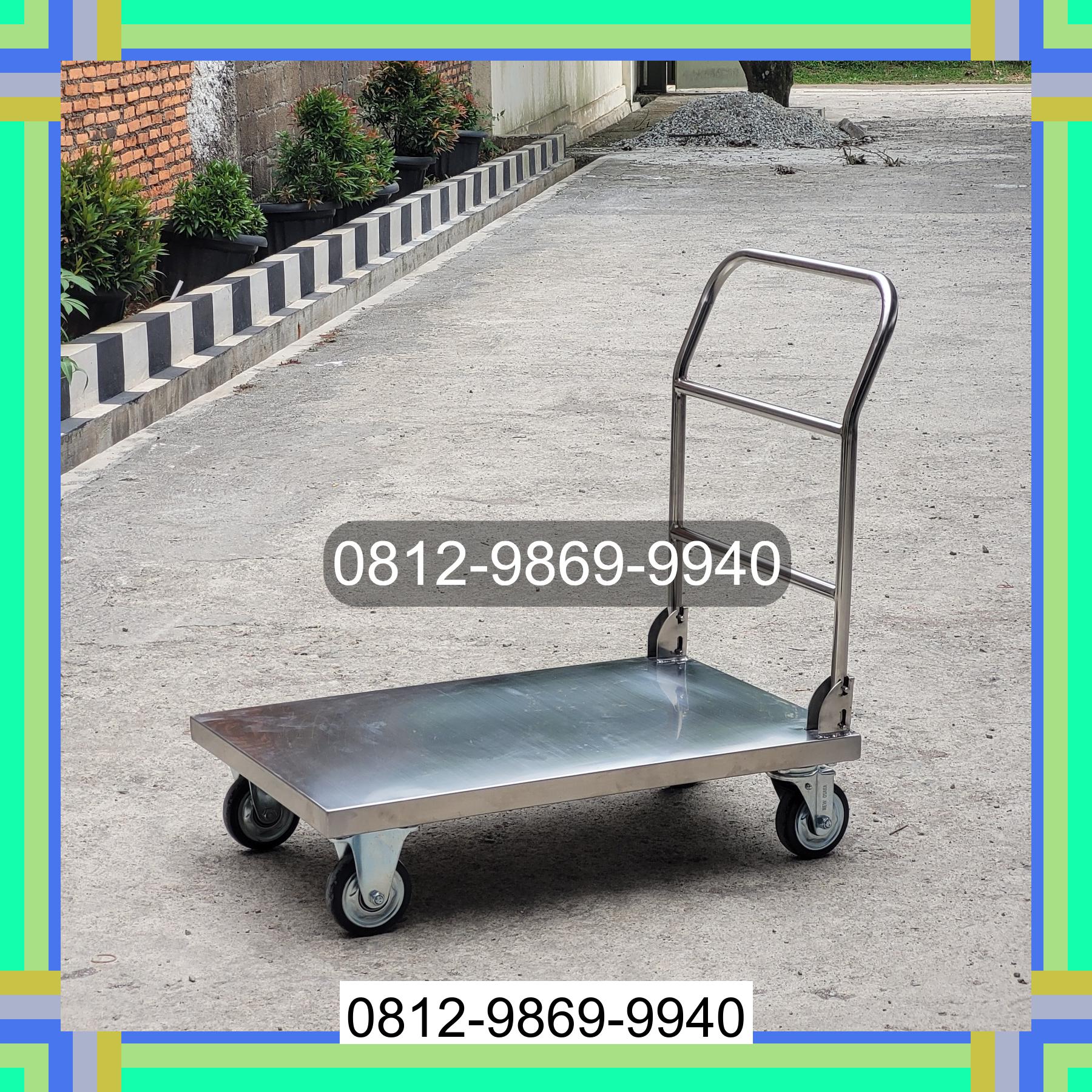 0812-9869-9940 Terlaris, Jual Handtruck Hand Truck 500 kgg & 300 kg | Troli Barang | Troli lipat | Troli angkut Ajibata