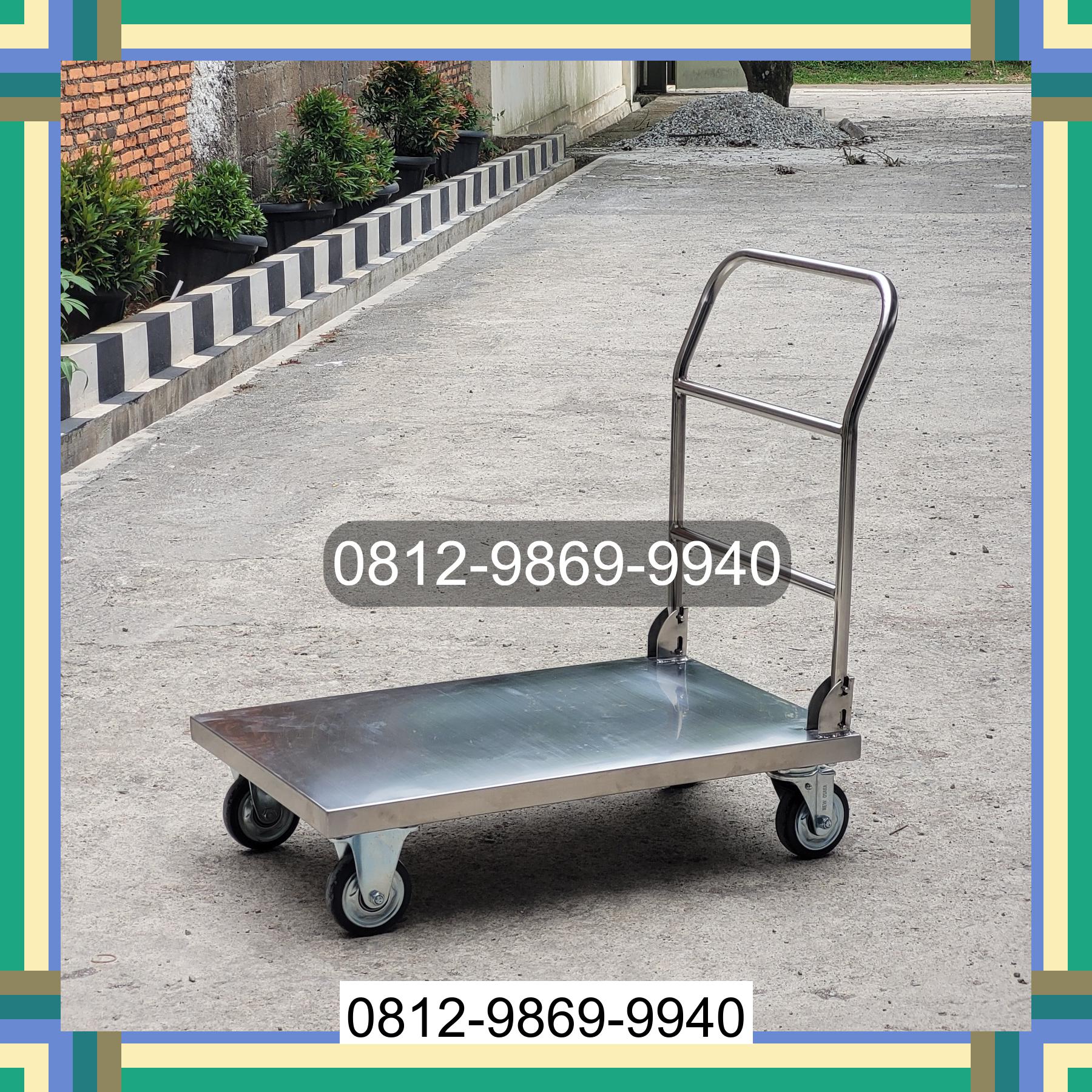 0812-9869-9940 Terlaris, Jual Handtruck Hand Truck 500 kgg & 300 kg | Troli Barang | Troli lipat | Troli angkut Alang Alang Lebar