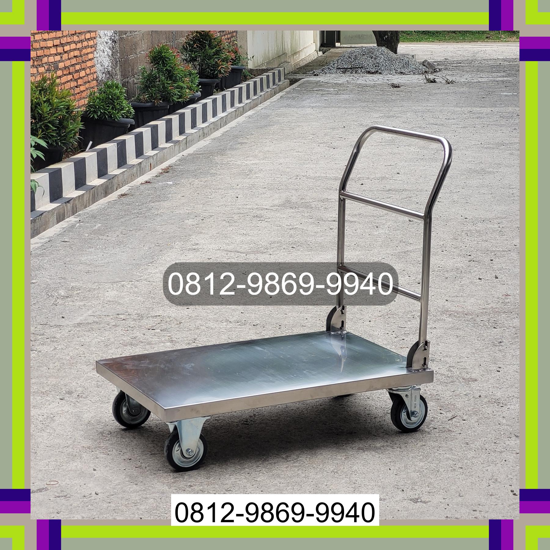 0812-9869-9940 Terlaris, Jual Handtruck Hand Truck 500 kgg & 300 kg | Troli Barang | Troli lipat | Troli angkut Amfoang Barat Laut
