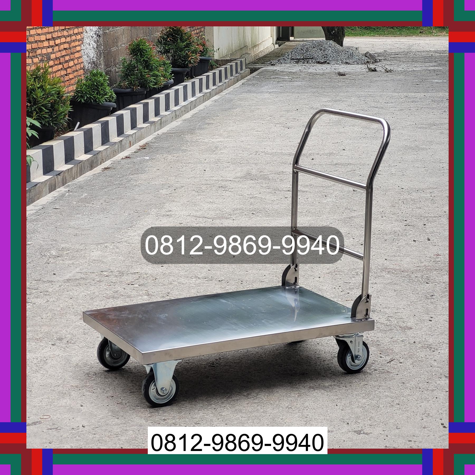 0812-9869-9940 Terlaris, Jual Handtruck Hand Truck 500 kgg & 300 kg | Troli Barang | Troli lipat | Troli angkut Angkola Timur