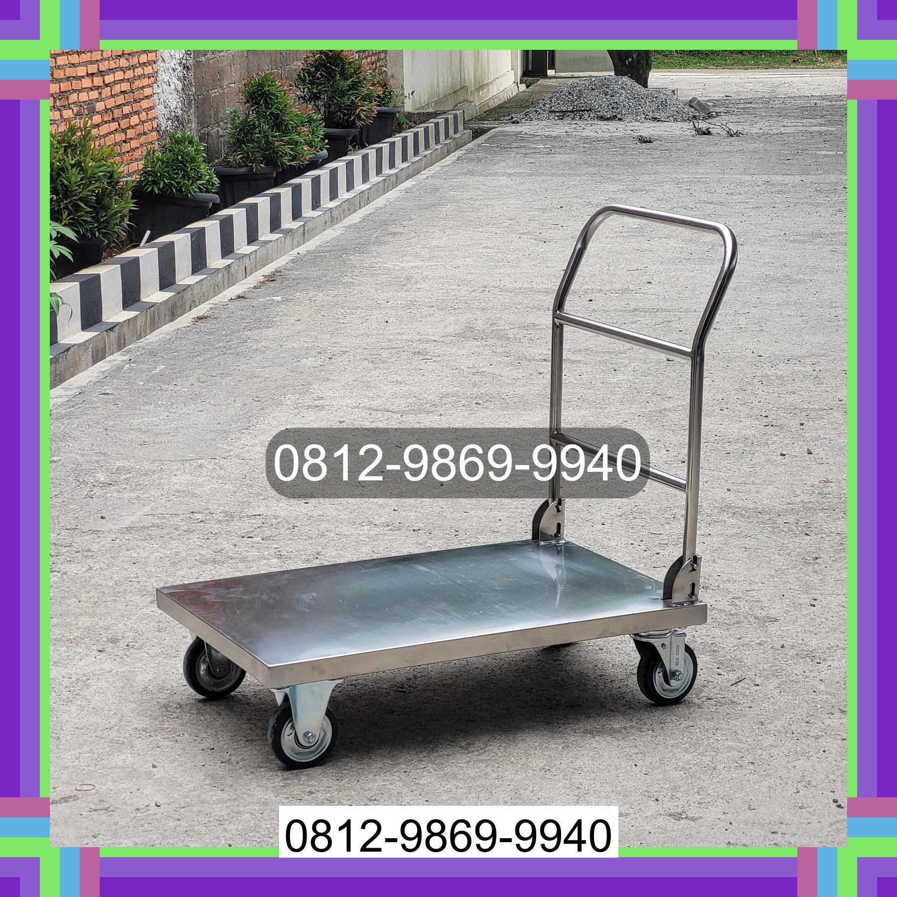 0812-9869-9940 Terlaris, Jual Handtruck Hand Truck 500 kgg & 300 kg | Troli Barang | Troli lipat | Troli angkut Babalan