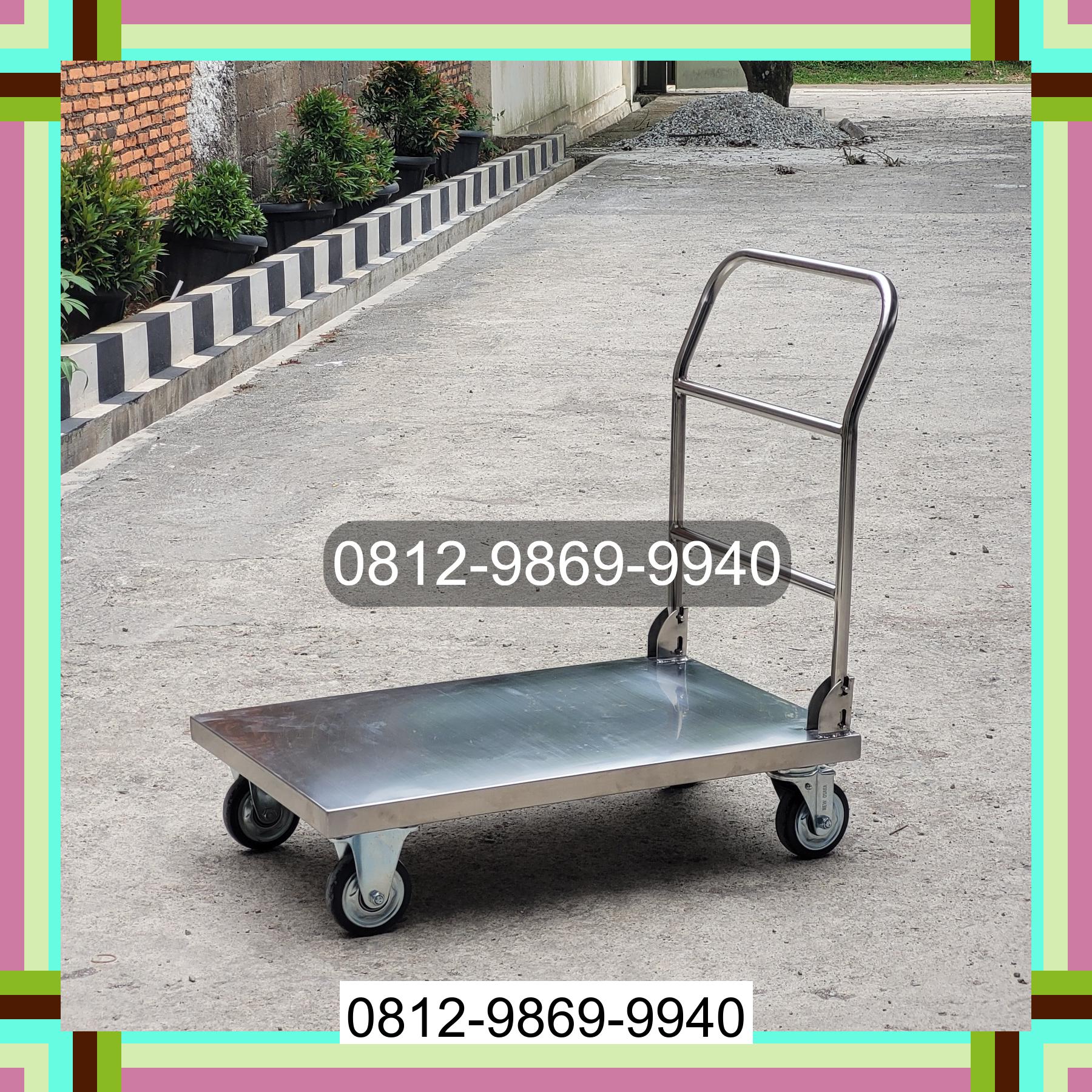 0812-9869-9940 Terlaris, Jual Handtruck Hand Truck 500 kgg & 300 kg | Troli Barang | Troli lipat | Troli angkut Badung