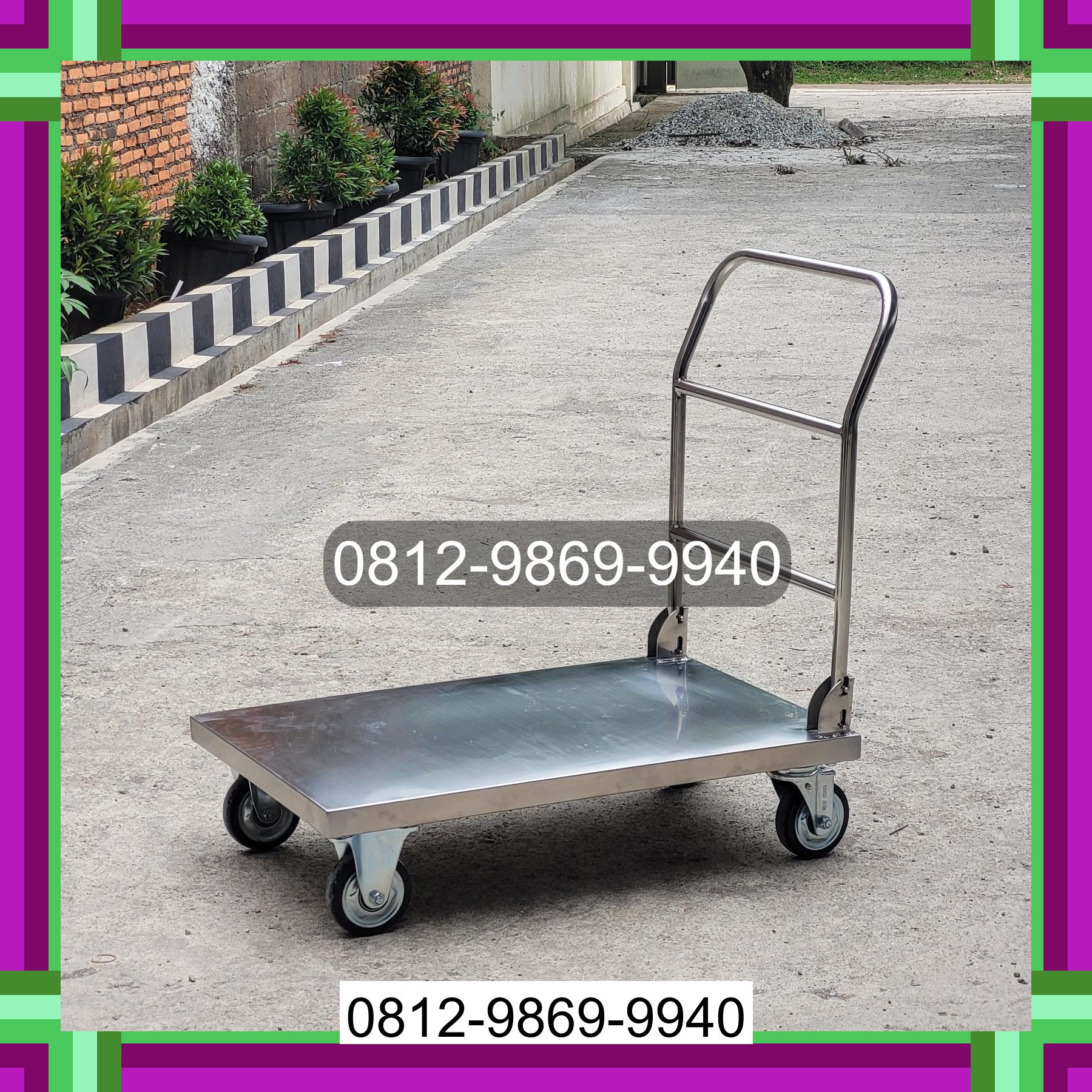 0812-9869-9940 Terlaris, Jual Handtruck Hand Truck 500 kgg & 300 kg | Troli Barang | Troli lipat | Troli angkut Balangan