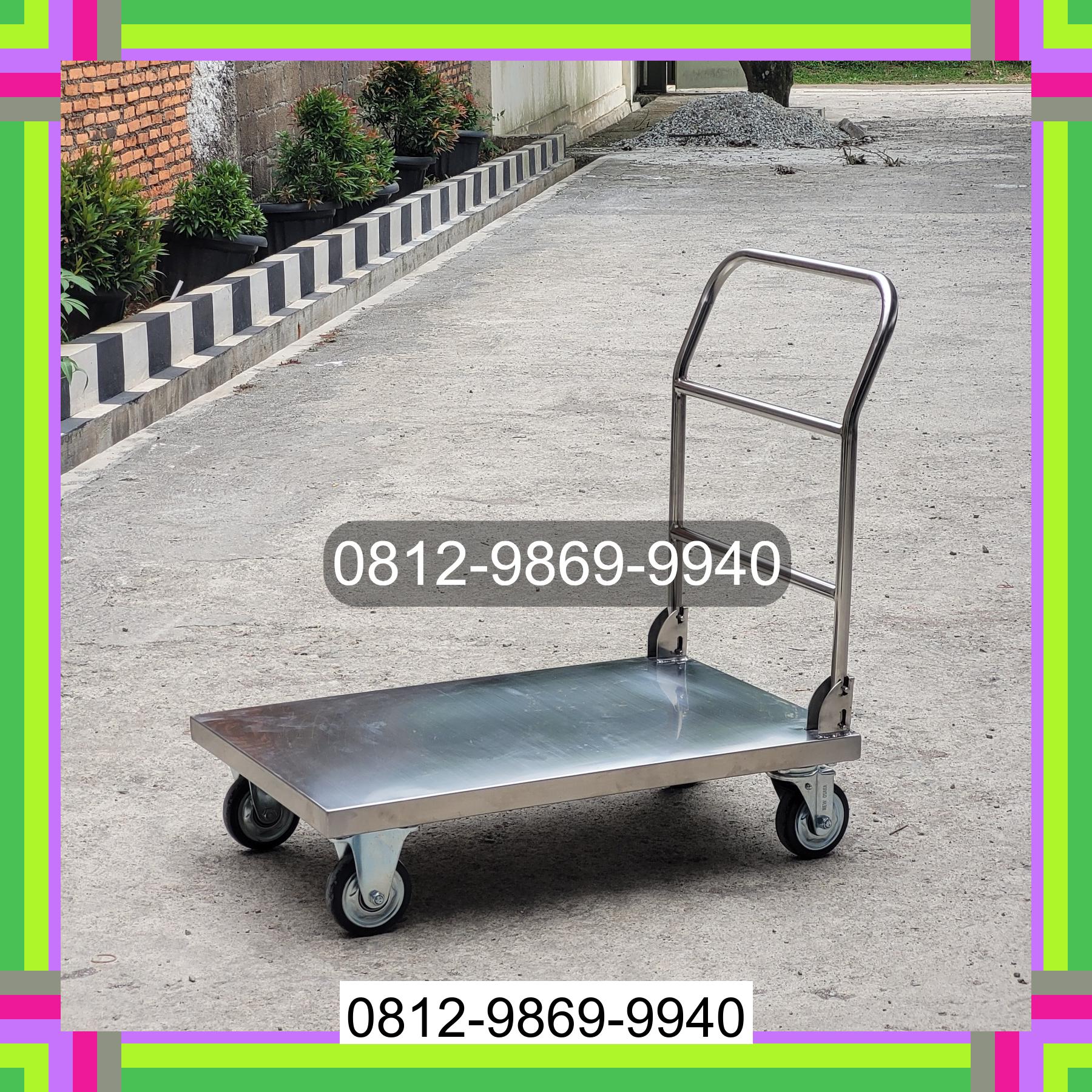 0812-9869-9940 Terlaris, Jual Handtruck Hand Truck 500 kgg & 300 kg | Troli Barang | Troli lipat | Troli angkut Bandar Sribawono