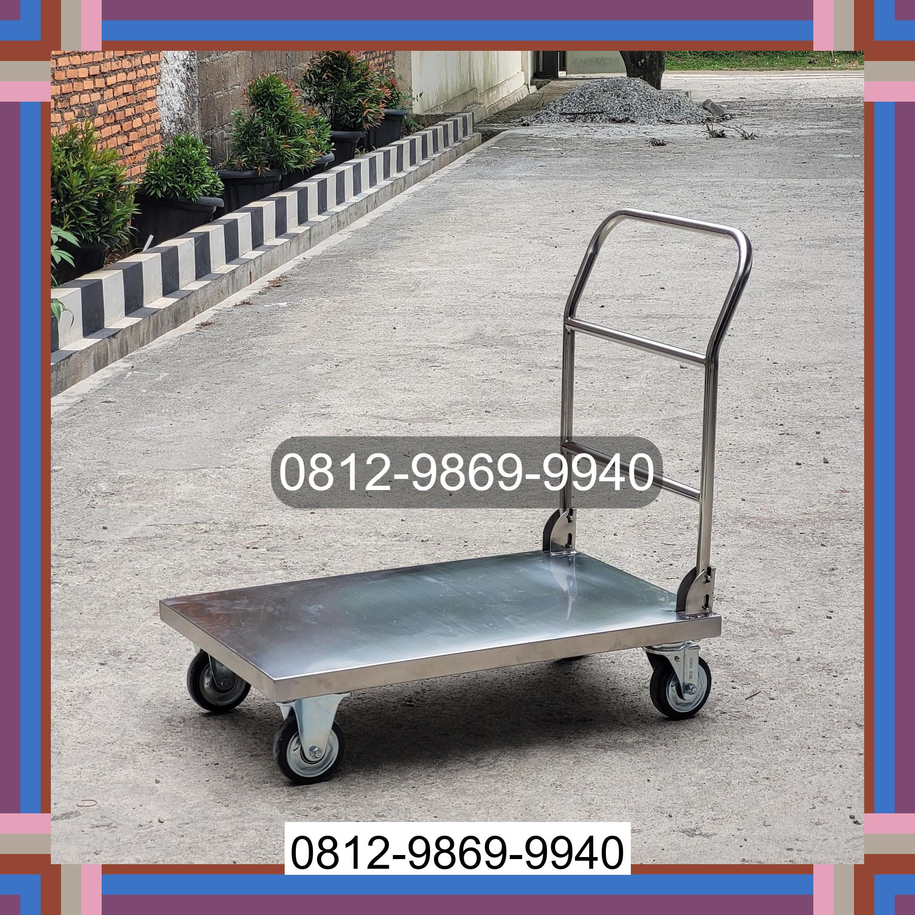 0812-9869-9940 Terlaris, Jual Handtruck Hand Truck 500 kgg & 300 kg | Troli Barang | Troli lipat | Troli angkut Bandung Barat