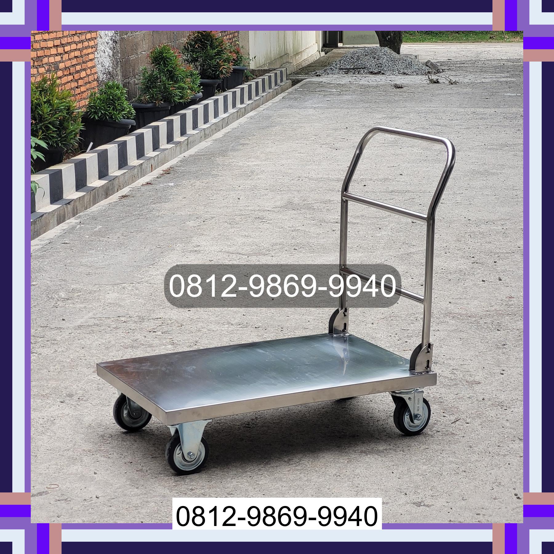 0812-9869-9940 Terlaris, Jual Handtruck Hand Truck 500 kgg & 300 kg | Troli Barang | Troli lipat | Troli angkut Bantan