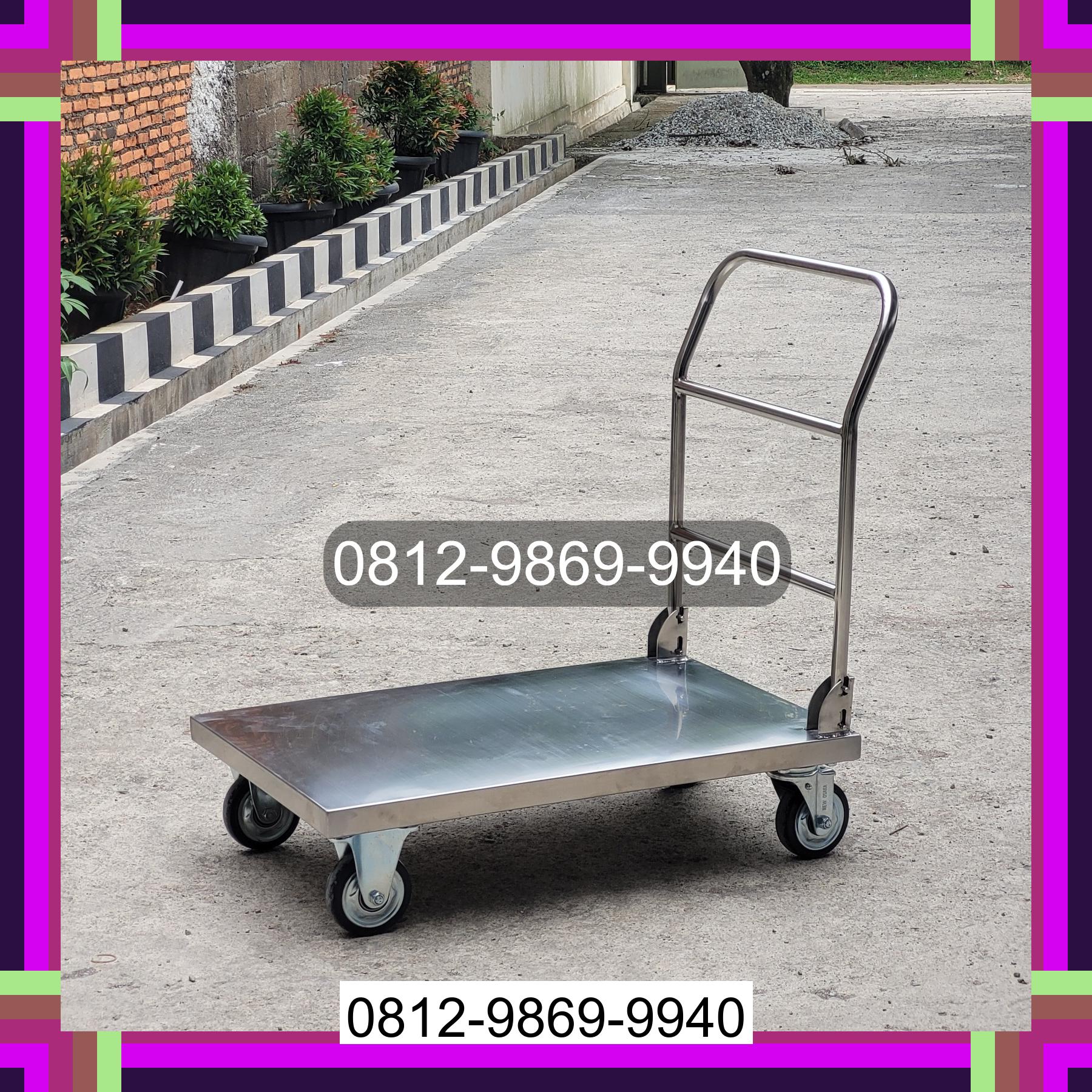 0812-9869-9940 Terlaris, Jual Handtruck Hand Truck 500 kgg & 300 kg | Troli Barang | Troli lipat | Troli angkut Barito Selatan
