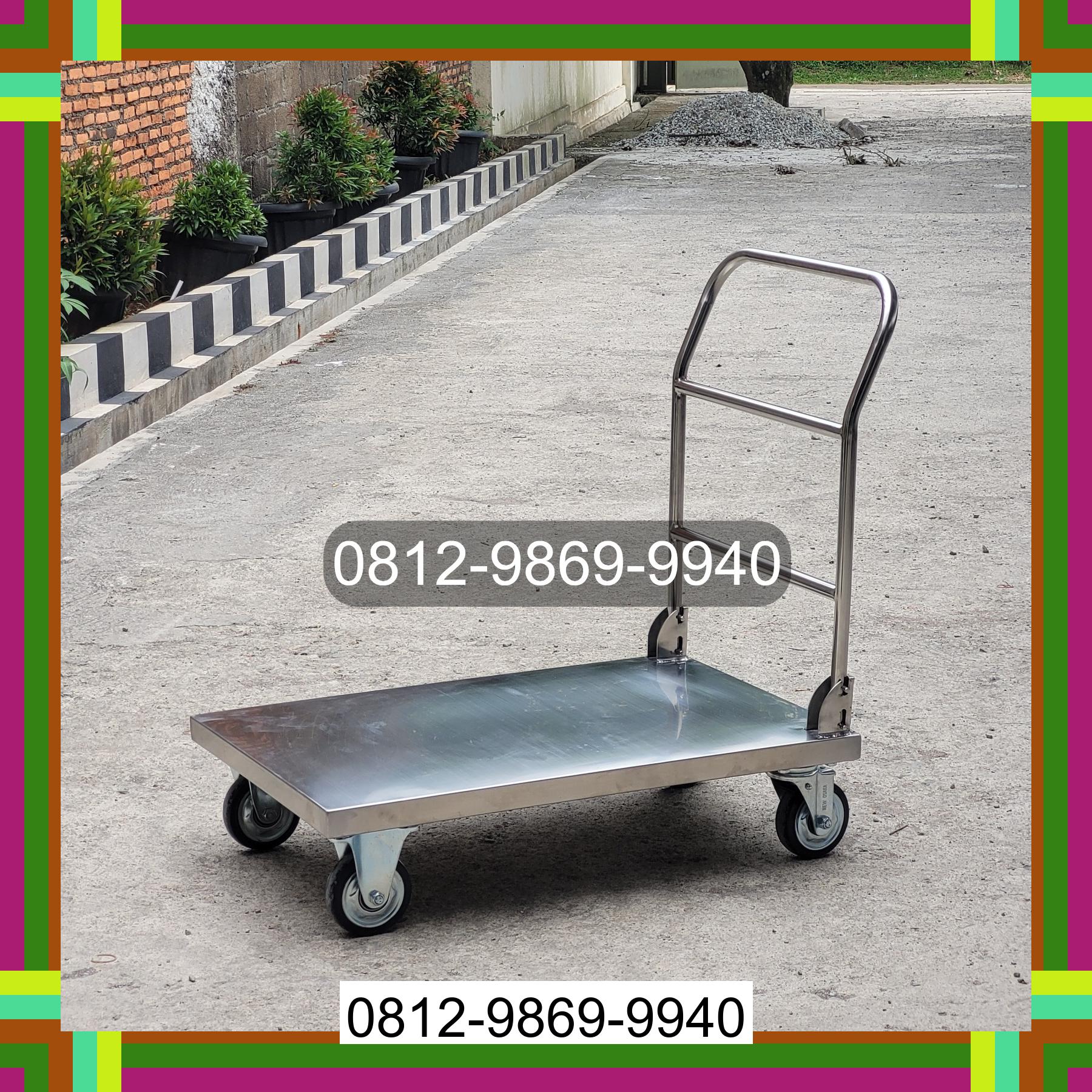 0812-9869-9940 Terlaris, Jual Handtruck Hand Truck 500 kgg & 300 kg | Troli Barang | Troli lipat | Troli angkut Bergas