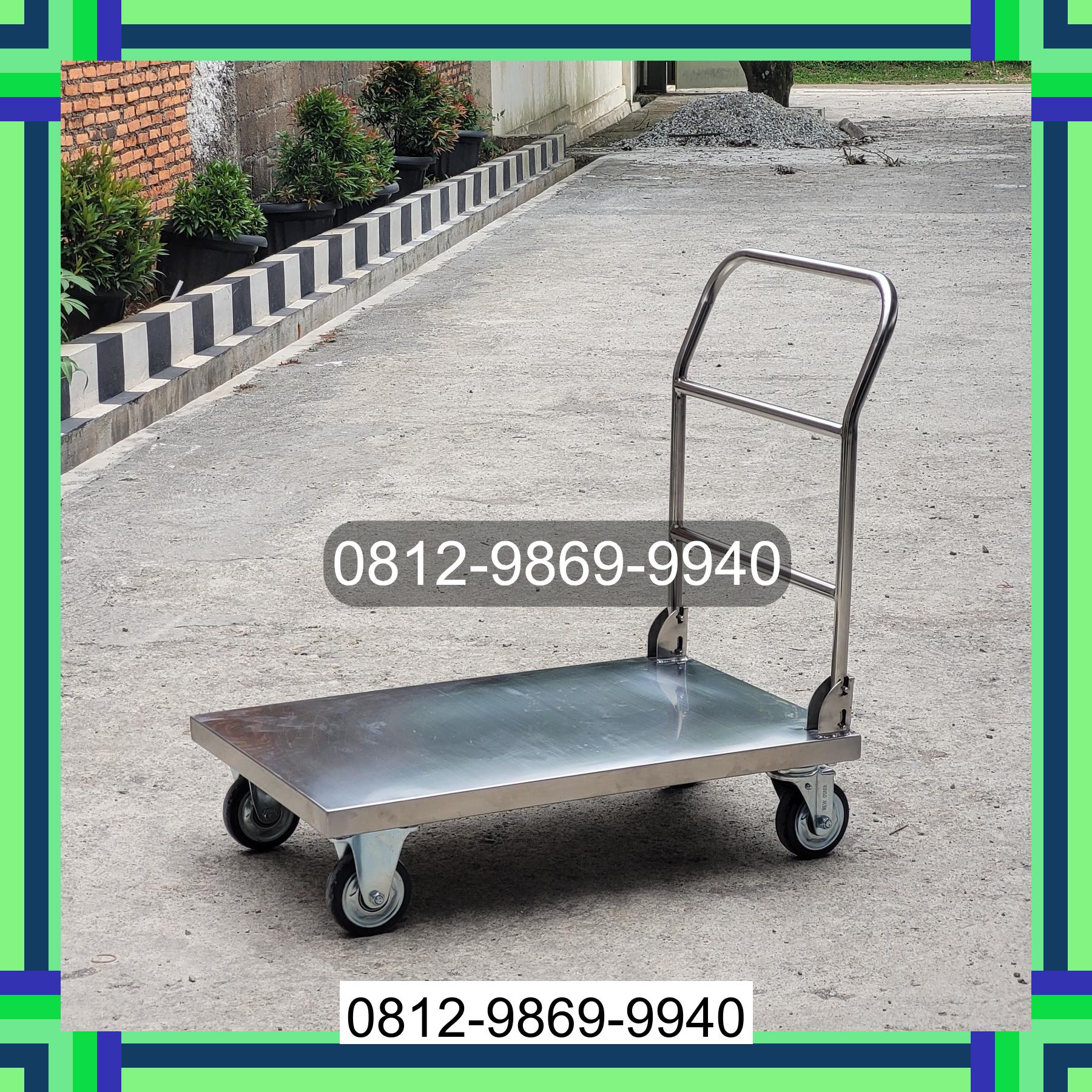 0812-9869-9940 Terlaris, Jual Handtruck Hand Truck 500 kgg & 300 kg | Troli Barang | Troli lipat | Troli angkut Bireuen