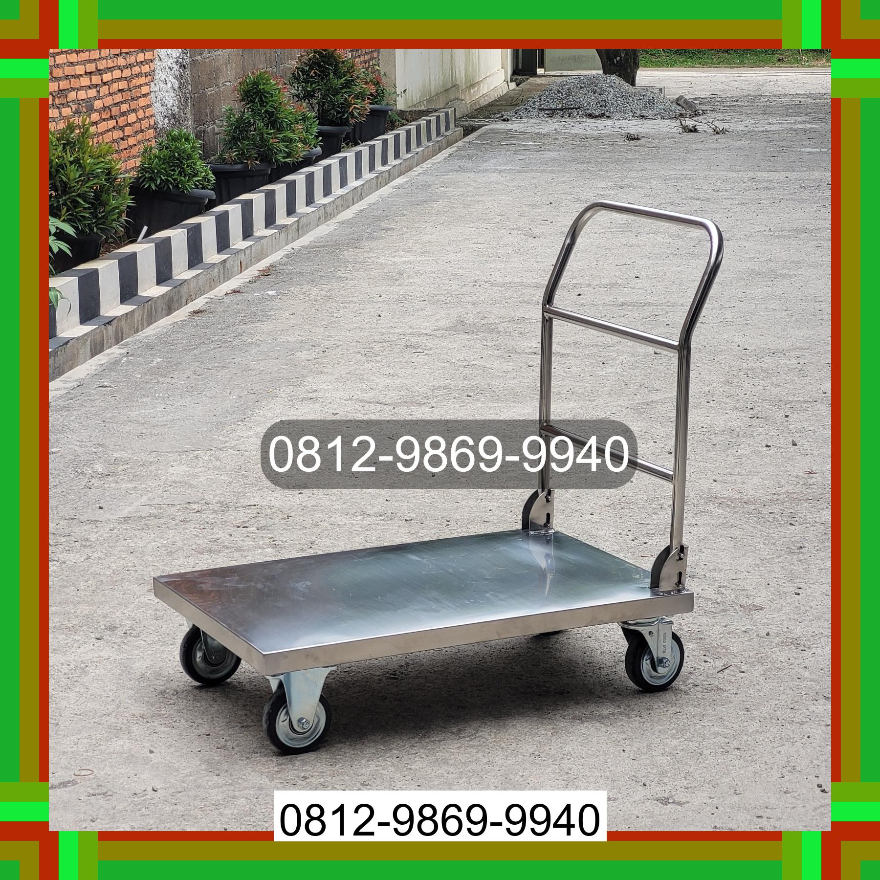 0812-9869-9940 Terlaris, Jual Handtruck Hand Truck 500 kgg & 300 kg | Troli Barang | Troli lipat | Troli angkut Bolaang Mongondow