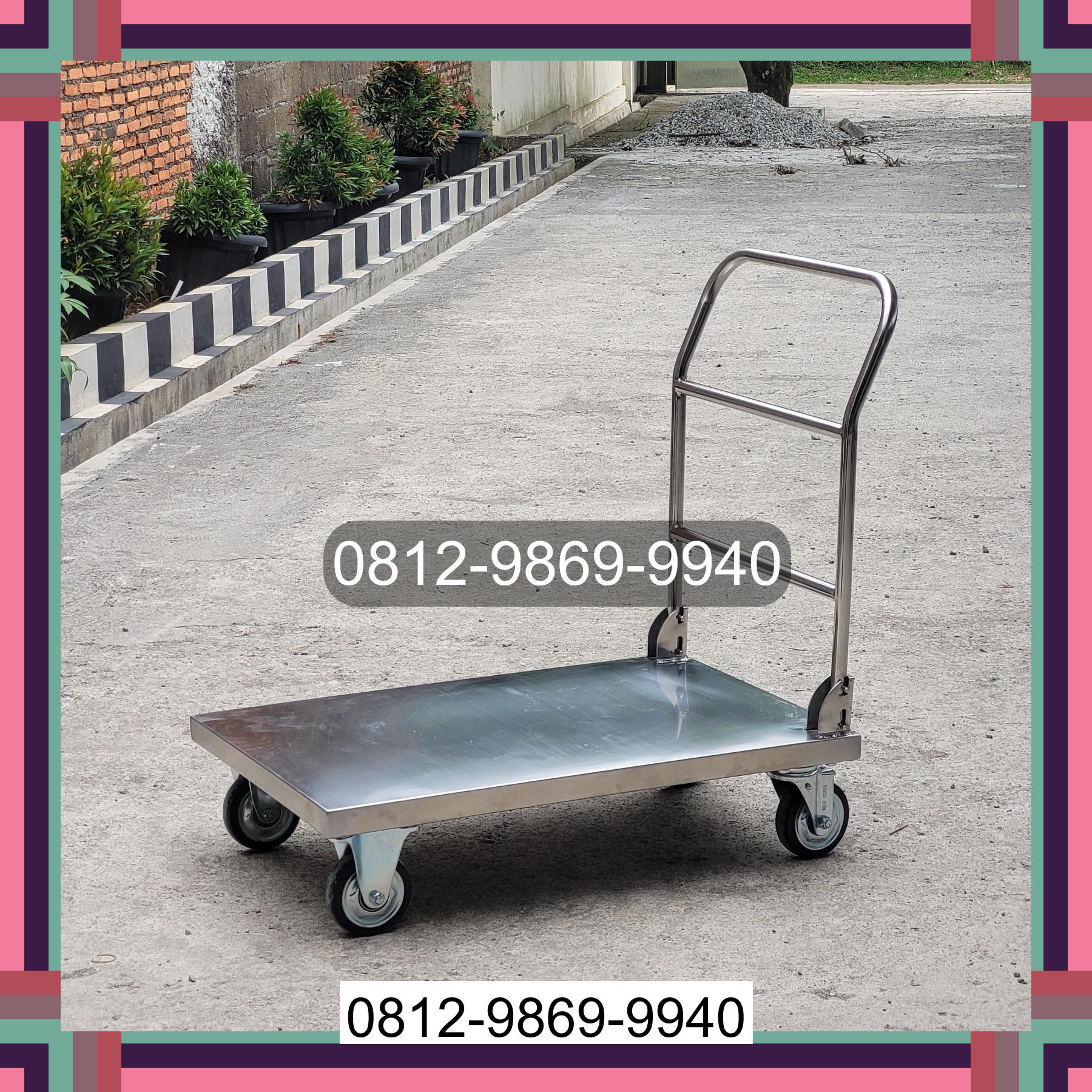 0812-9869-9940 Terlaris, Jual Handtruck Hand Truck 500 kgg & 300 kg | Troli Barang | Troli lipat | Troli angkut Boronadu