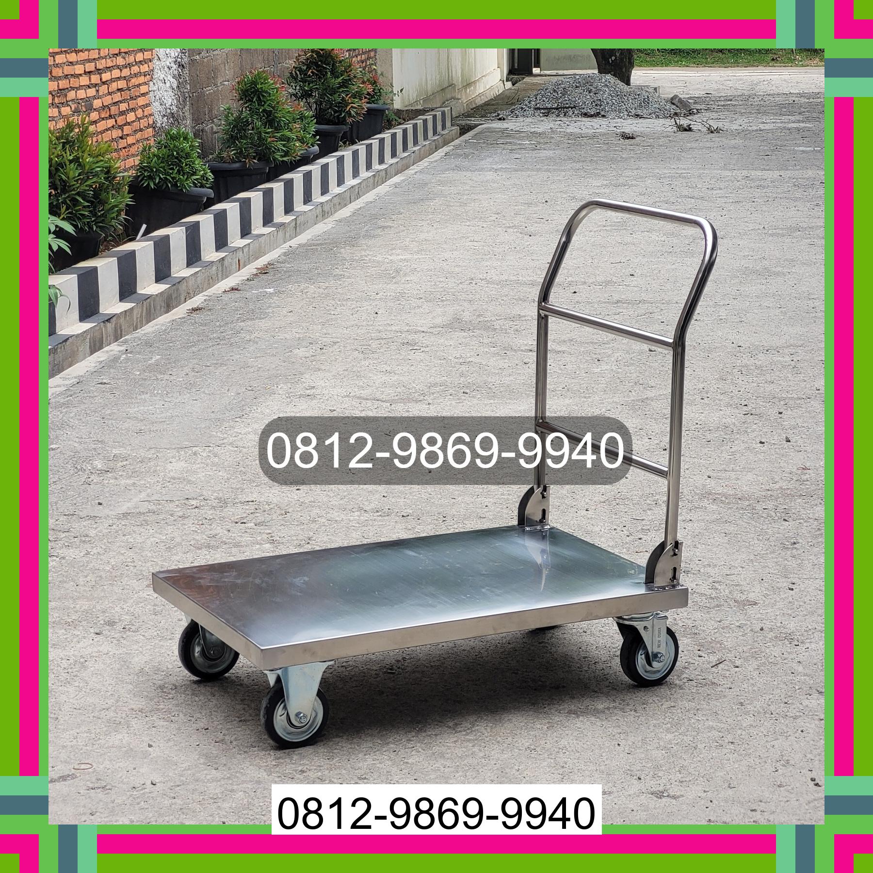 0812-9869-9940 Terlaris, Jual Handtruck Hand Truck 500 kgg & 300 kg | Troli Barang | Troli lipat | Troli angkut Brebes