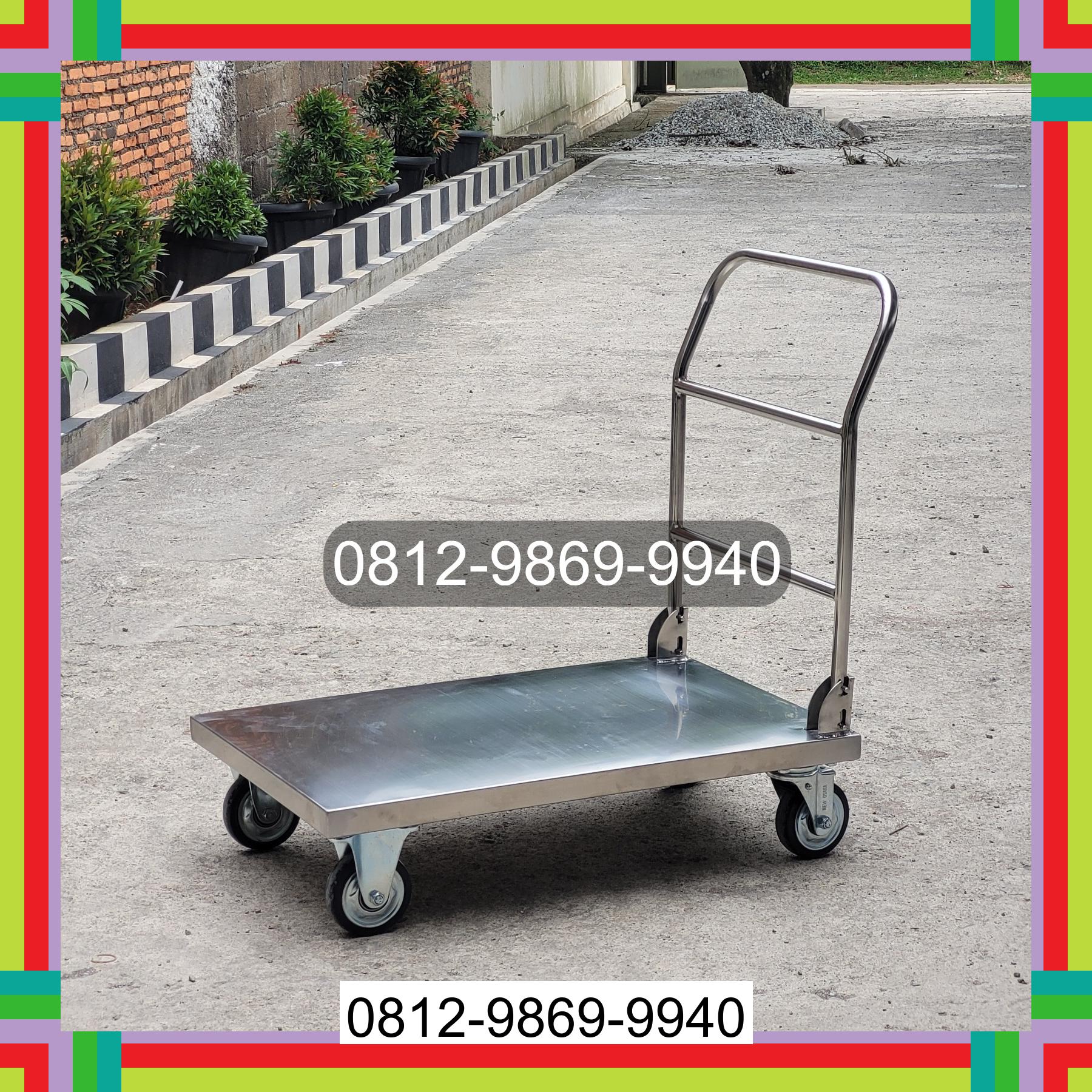 0812-9869-9940 Terlaris, Jual Handtruck Hand Truck 500 kgg & 300 kg | Troli Barang | Troli lipat | Troli angkut Cimahi