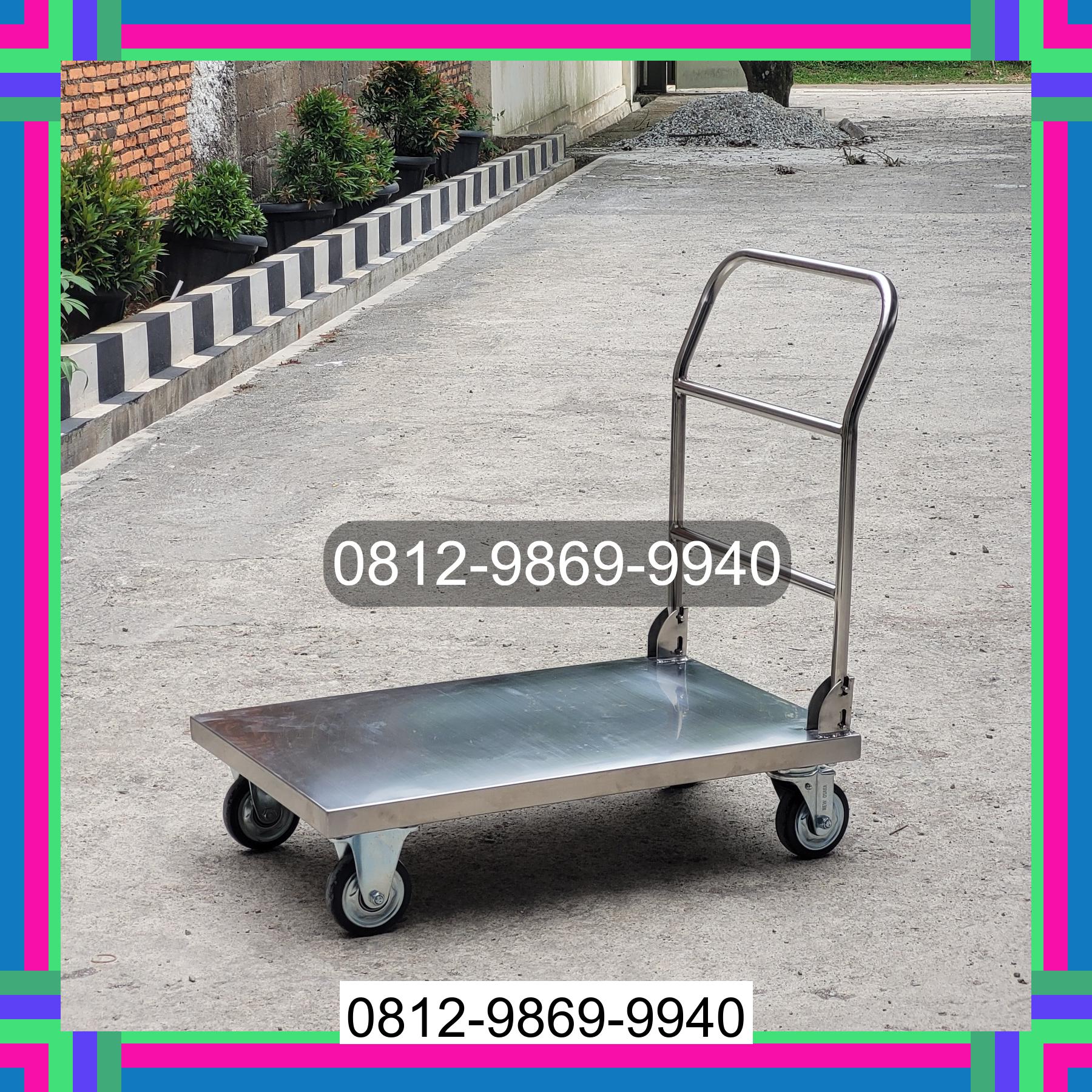 0812-9869-9940 Terlaris, Jual Handtruck Hand Truck 500 kgg & 300 kg | Troli Barang | Troli lipat | Troli angkut Cirebon