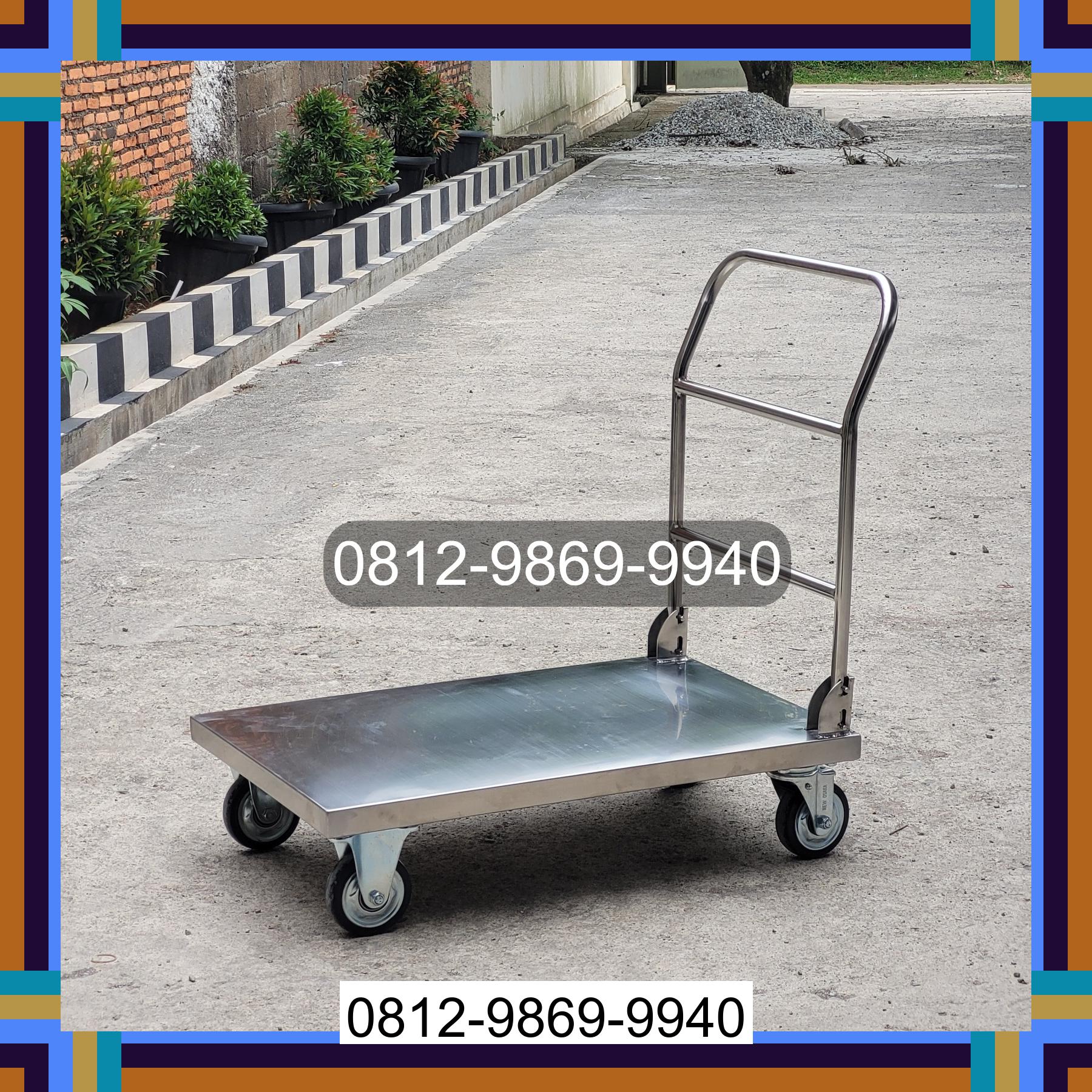 0812-9869-9940 Terlaris, Jual Handtruck Hand Truck 500 kgg & 300 kg | Troli Barang | Troli lipat | Troli angkut Dewantara