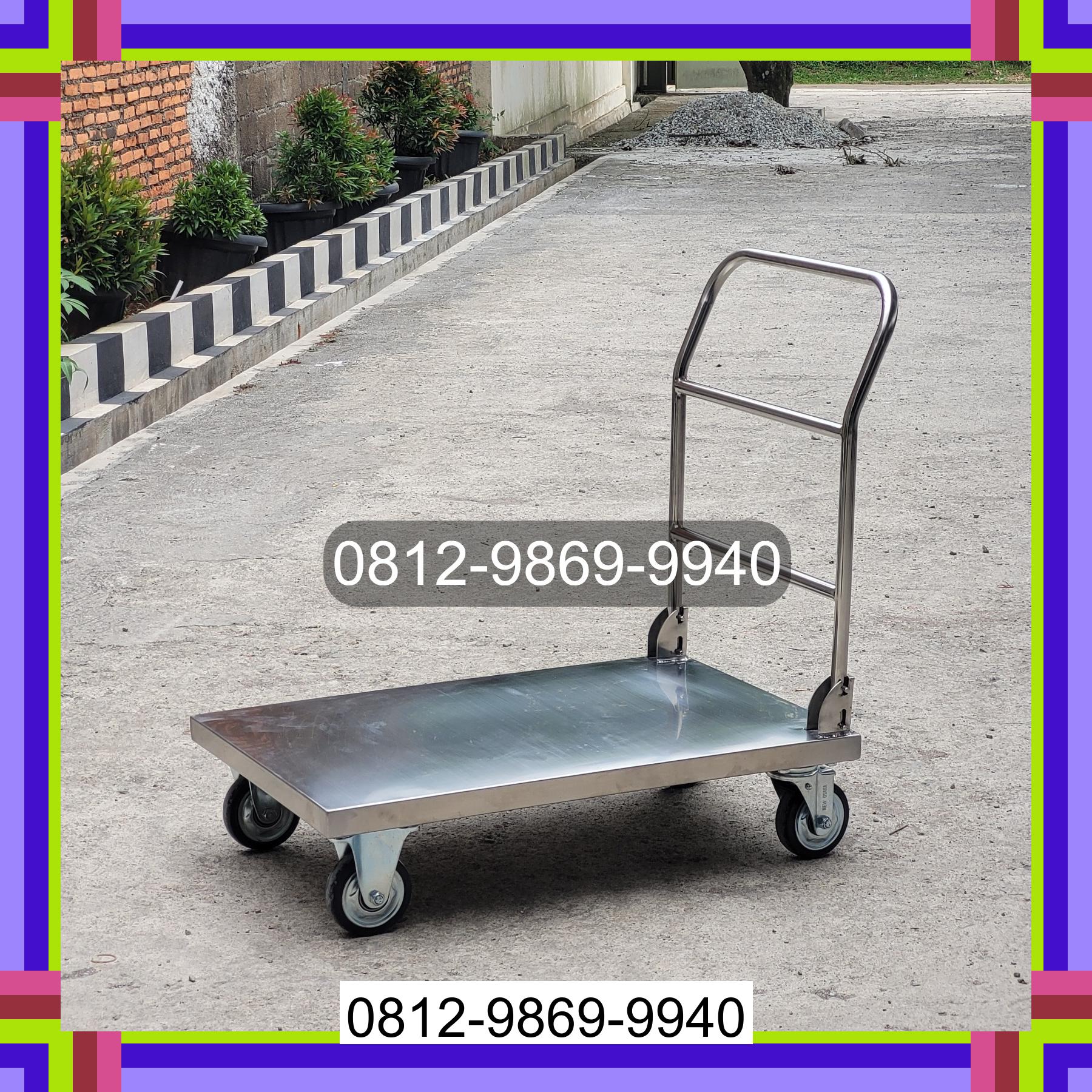 0812-9869-9940 Terlaris, Jual Handtruck Hand Truck 500 kgg & 300 kg | Troli Barang | Troli lipat | Troli angkut Dlanggu