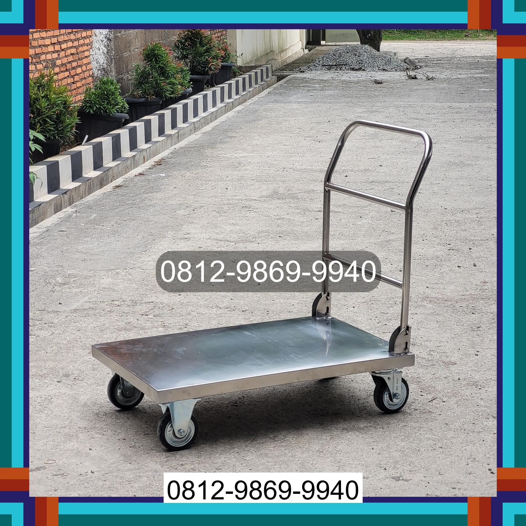 0812-9869-9940 Terlaris, Jual Handtruck Hand Truck 500 kgg & 300 kg | Troli Barang | Troli lipat | Troli angkut Dolok Batu Nanggar