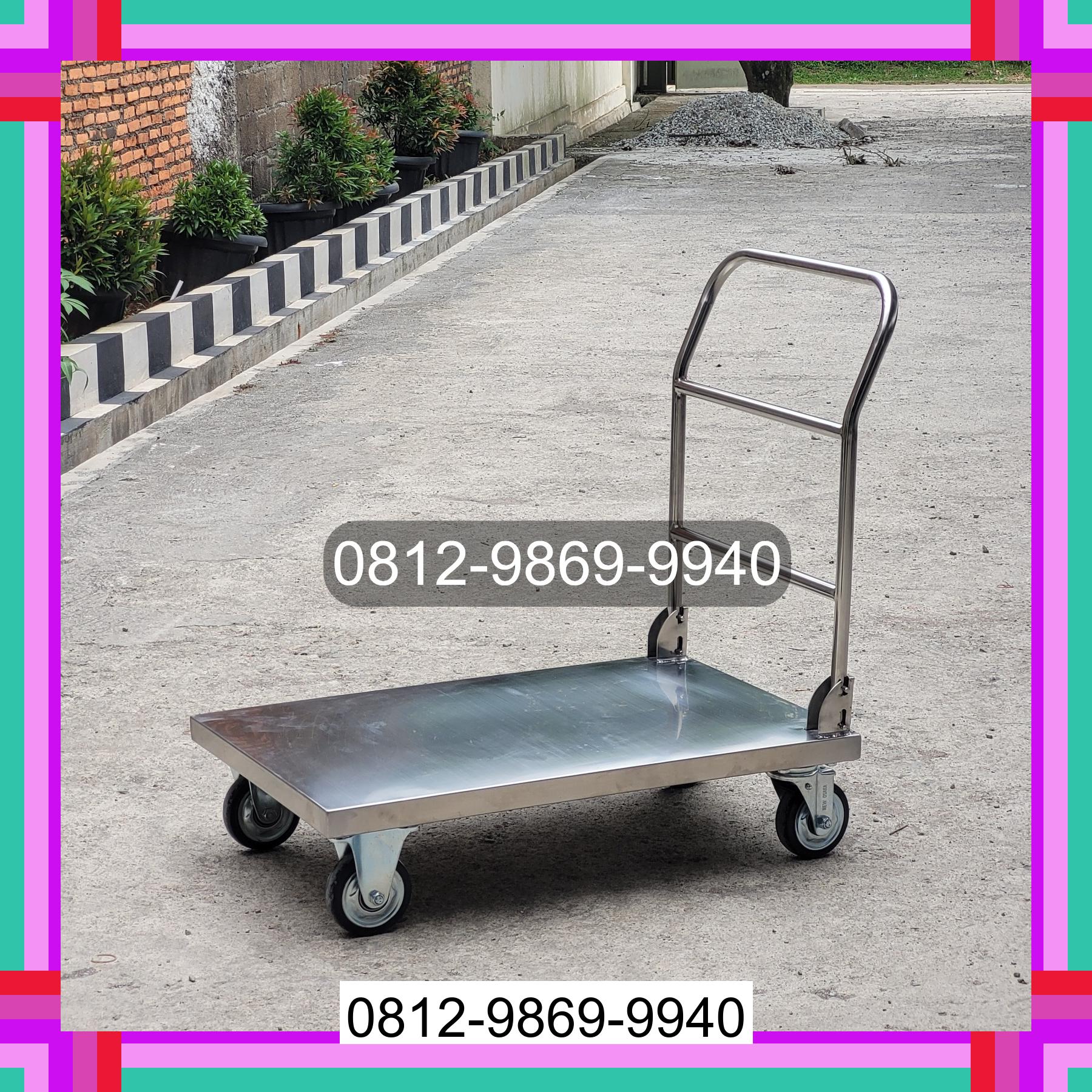 0812-9869-9940 Terlaris, Jual Handtruck Hand Truck 500 kgg & 300 kg | Troli Barang | Troli lipat | Troli angkut Dolok Merawan