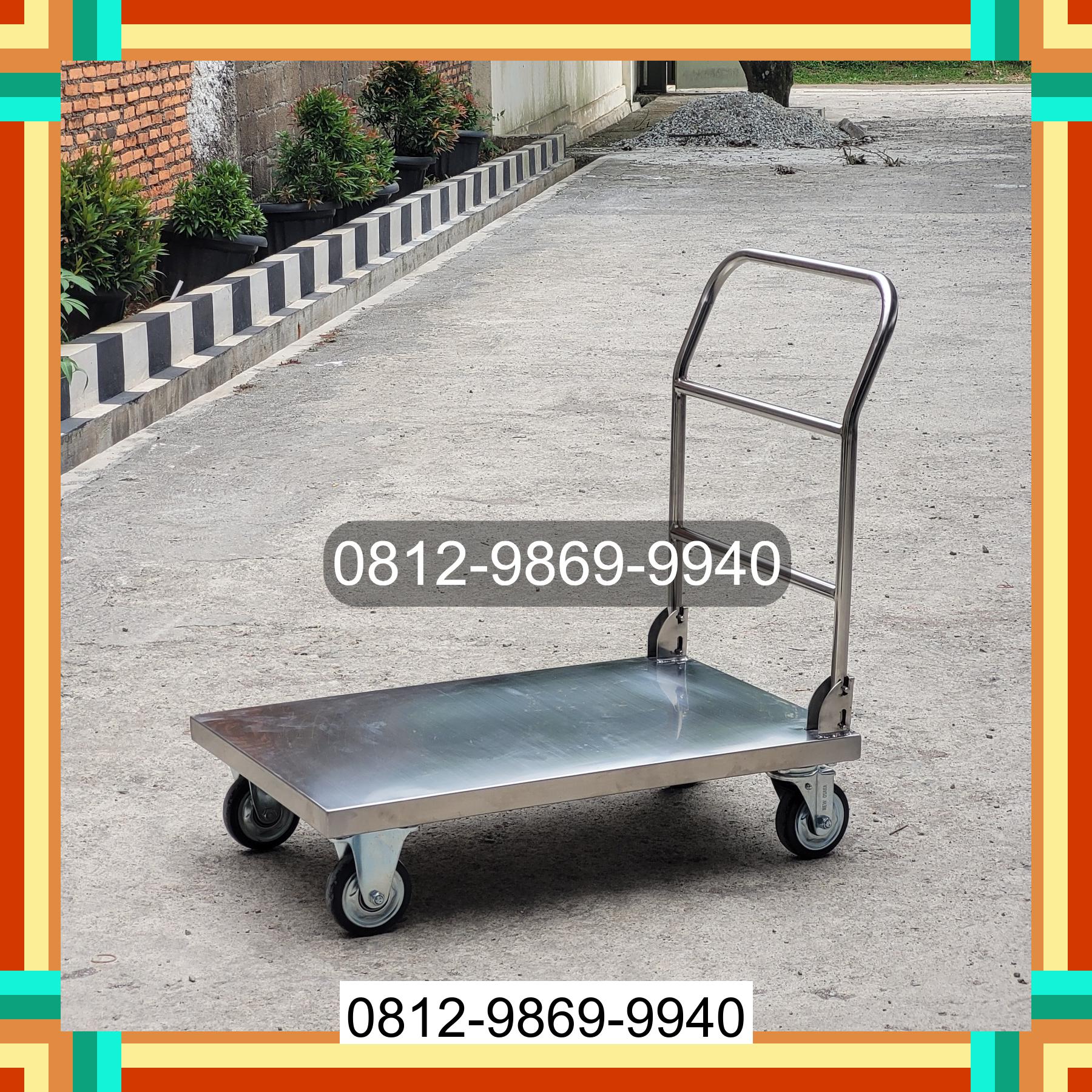 0812-9869-9940 Terlaris, Jual Handtruck Hand Truck 500 kgg & 300 kg | Troli Barang | Troli lipat | Troli angkut Dolok Silau