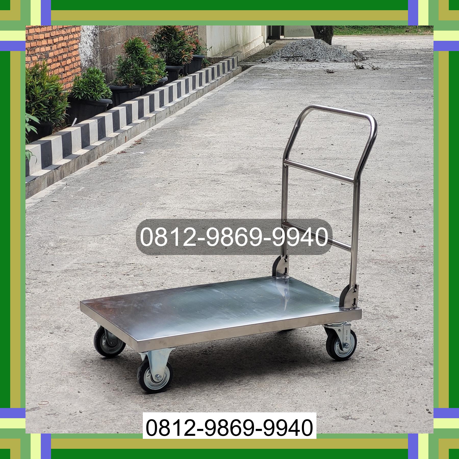 0812-9869-9940 Terlaris, Jual Handtruck Hand Truck 500 kgg & 300 kg | Troli Barang | Troli lipat | Troli angkut Garut