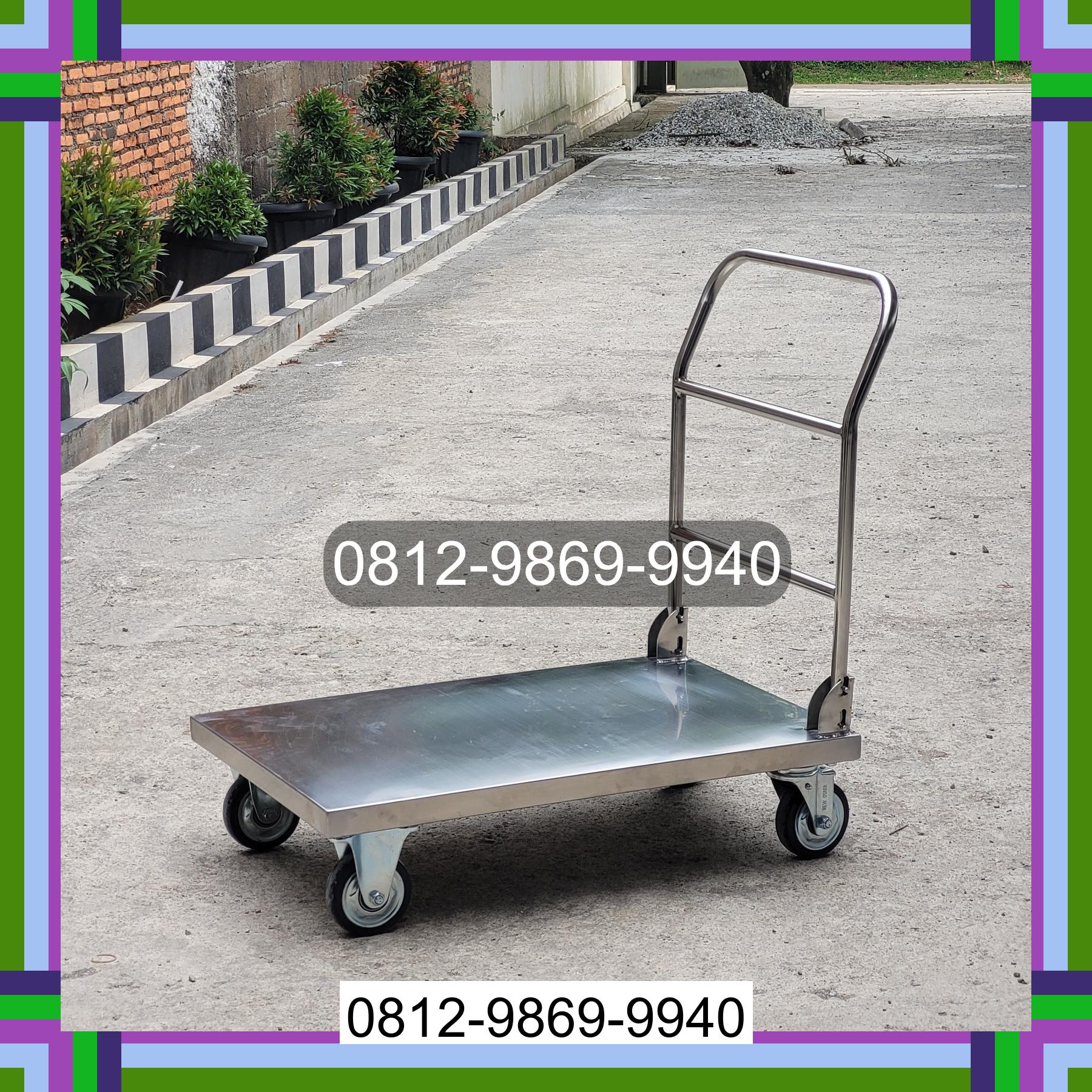 0812-9869-9940 Terlaris, Jual Handtruck Hand Truck 500 kgg & 300 kg | Troli Barang | Troli lipat | Troli angkut Gerung