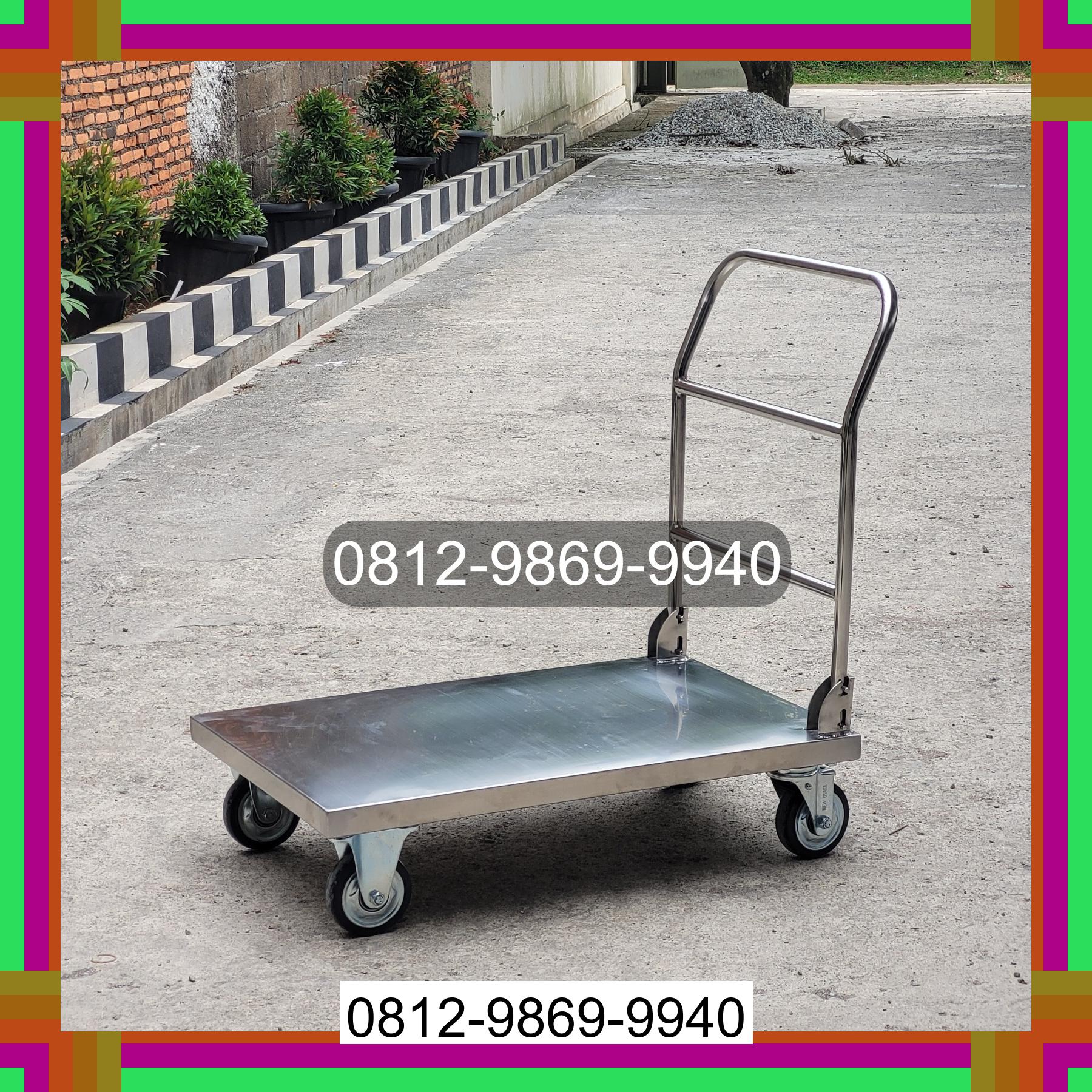 0812-9869-9940 Terlaris, Jual Handtruck Hand Truck 500 kgg & 300 kg | Troli Barang | Troli lipat | Troli angkut Gunung Sitoli