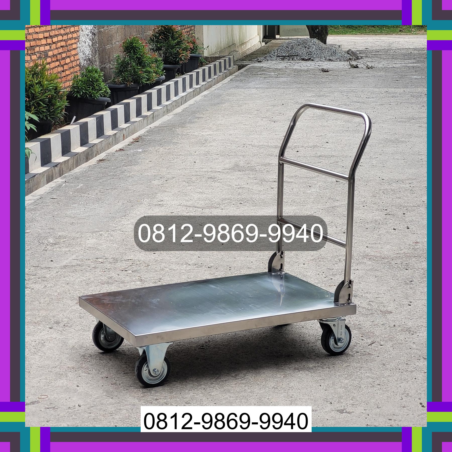 0812-9869-9940 Terlaris, Jual Handtruck Hand Truck 500 kgg & 300 kg | Troli Barang | Troli lipat | Troli angkut Gunungsitoli Selatan