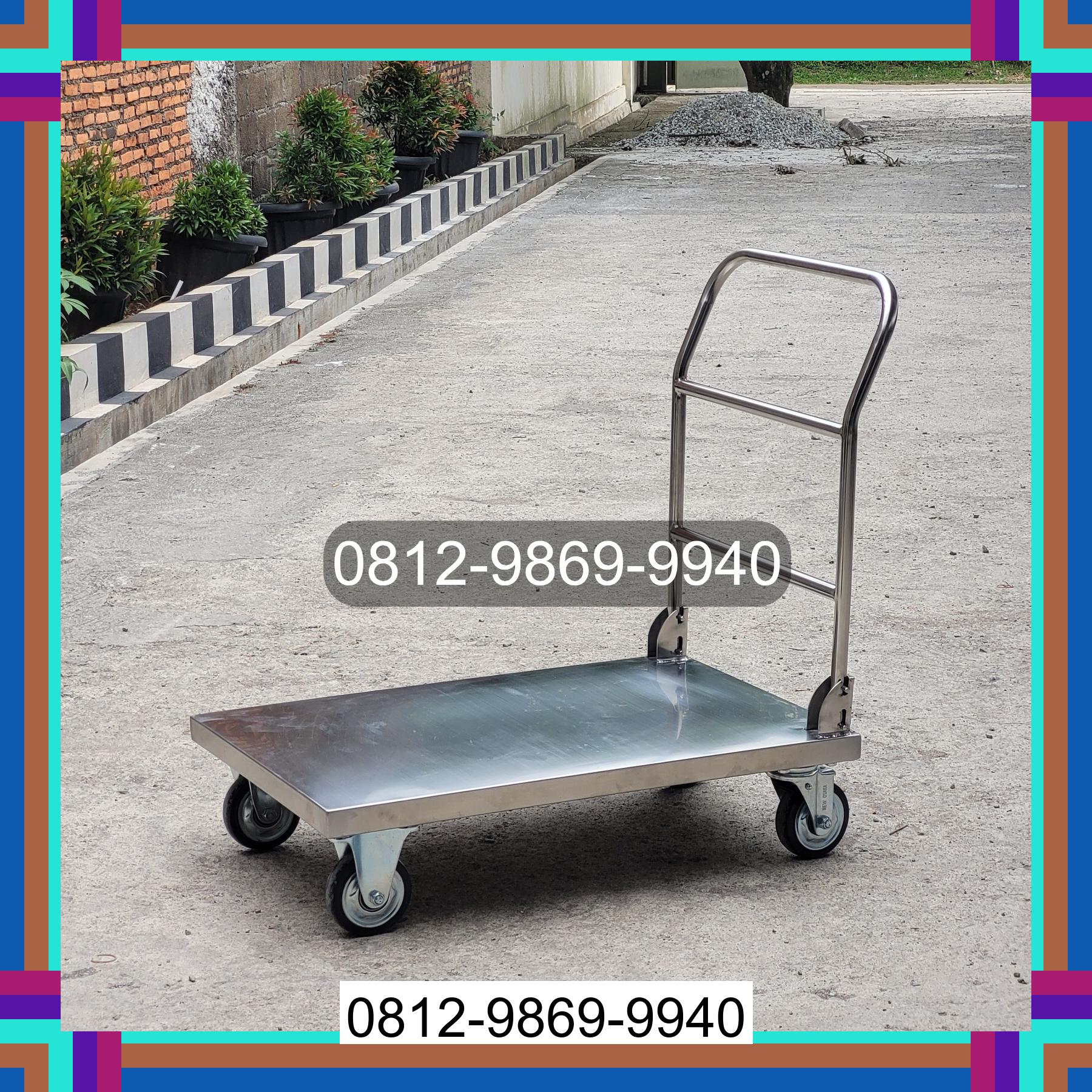 0812-9869-9940 Terlaris, Jual Handtruck Hand Truck 500 kgg & 300 kg | Troli Barang | Troli lipat | Troli angkut Jaya Pura