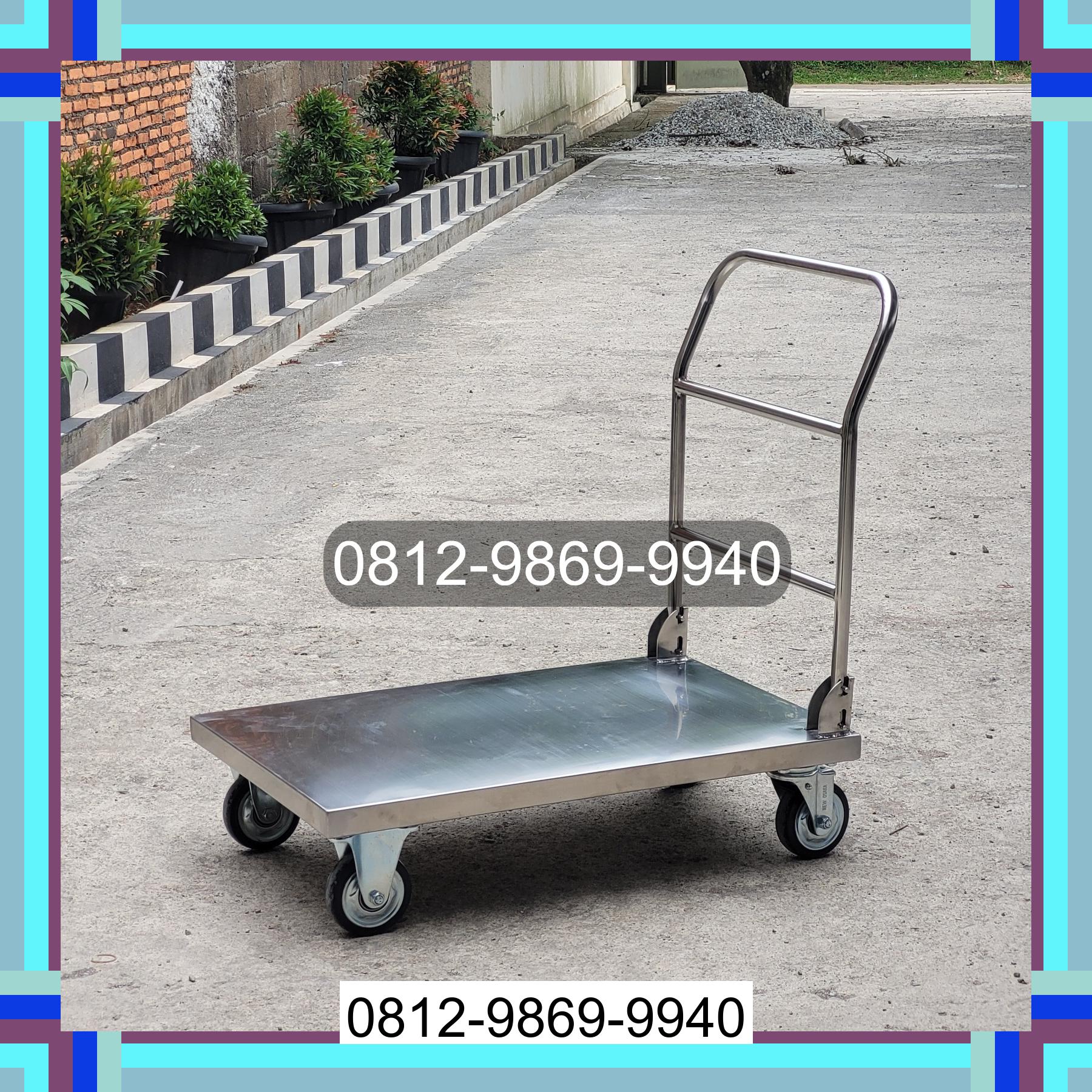 0812-9869-9940 Terlaris, Jual Handtruck Hand Truck 500 kgg & 300 kg | Troli Barang | Troli lipat | Troli angkut Jembrana