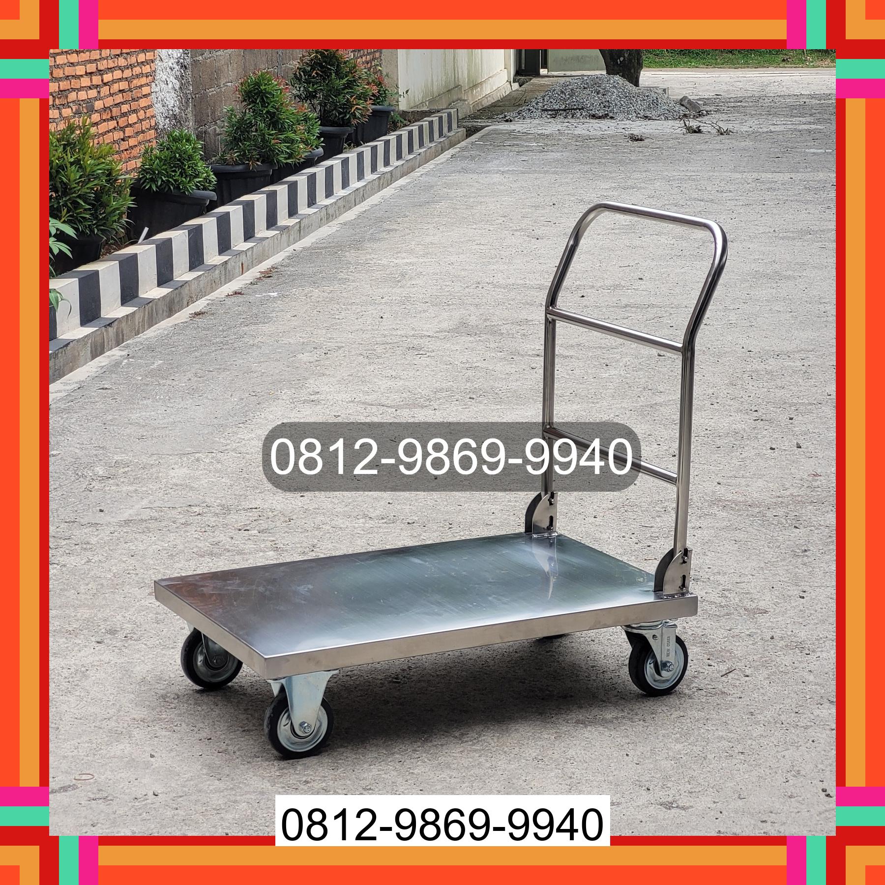 0812-9869-9940 Terlaris, Jual Handtruck Hand Truck 500 kgg & 300 kg | Troli Barang | Troli lipat | Troli angkut Jeneponto