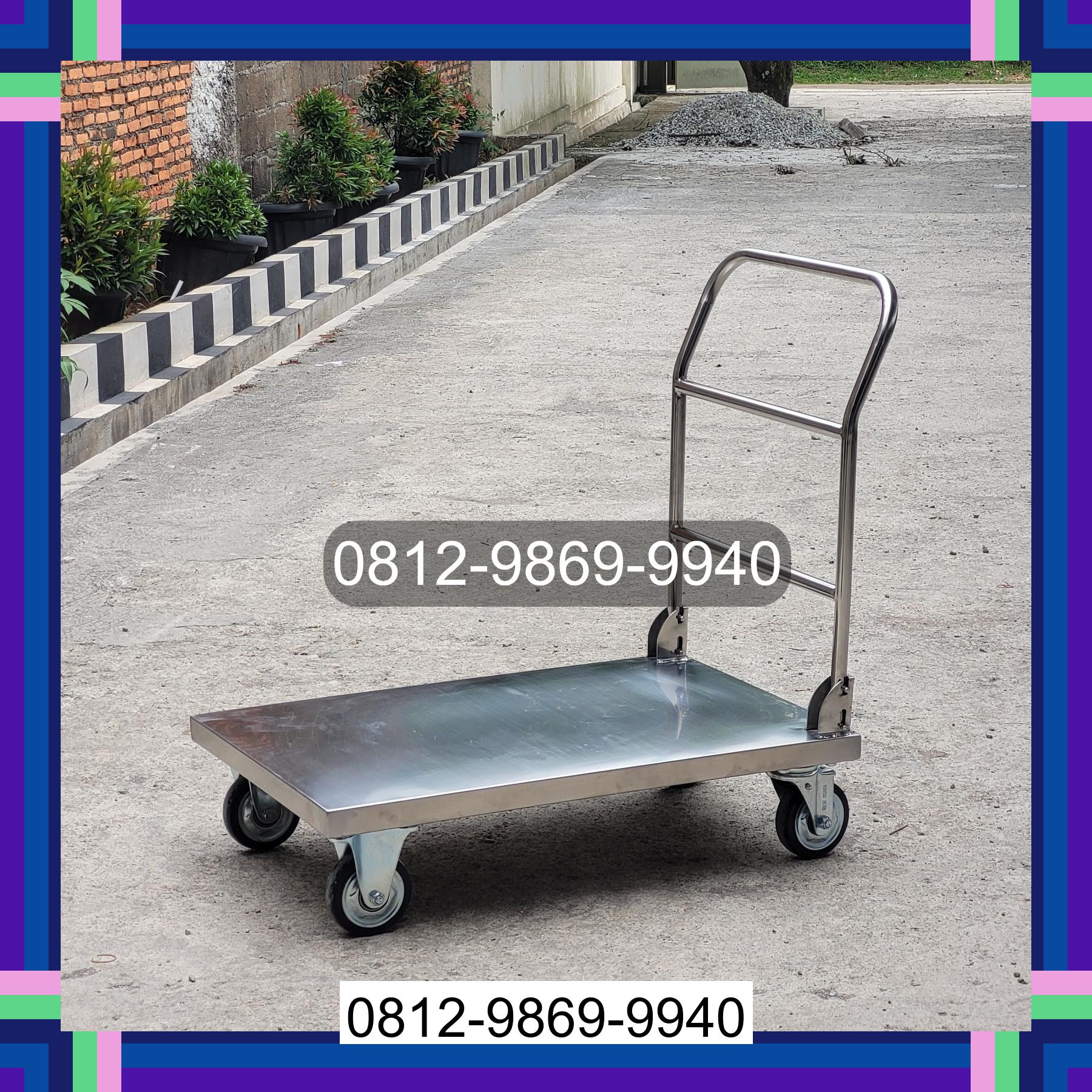 0812-9869-9940 Terlaris, Jual Handtruck Hand Truck 500 kgg & 300 kg | Troli Barang | Troli lipat | Troli angkut Kabanjahe