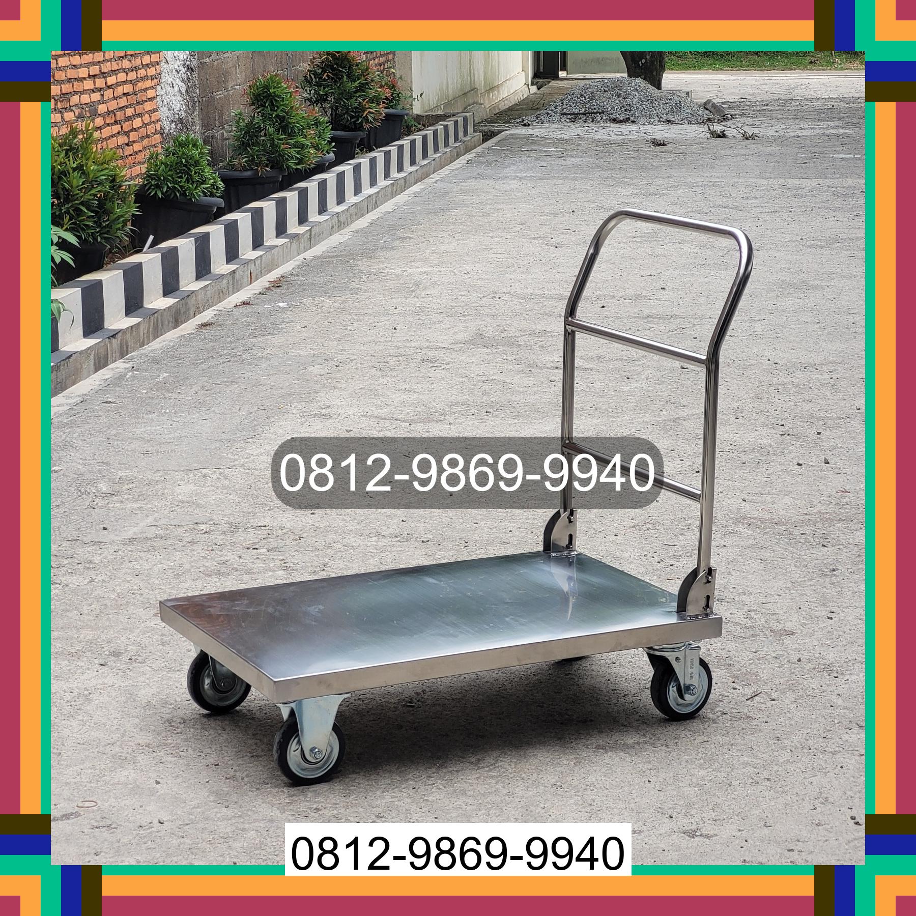 0812-9869-9940 Terlaris, Jual Handtruck Hand Truck 500 kgg & 300 kg | Troli Barang | Troli lipat | Troli angkut Kelekar