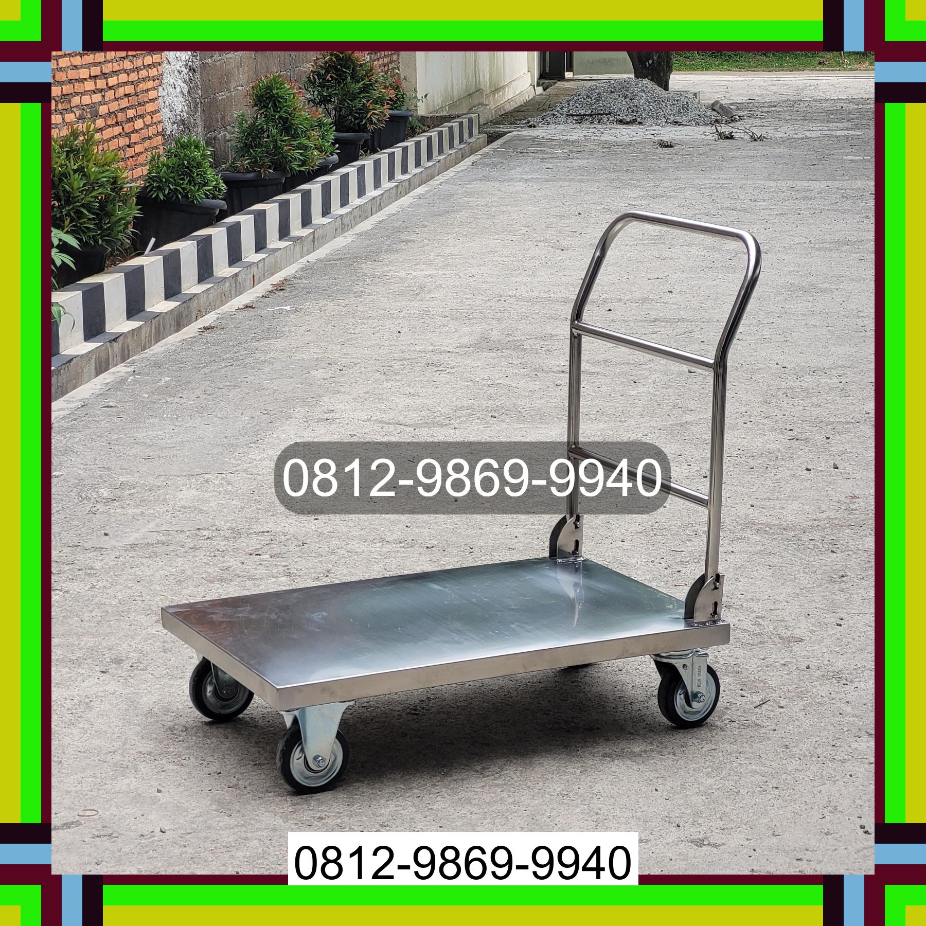 0812-9869-9940 Terlaris, Jual Handtruck Hand Truck 500 kgg & 300 kg | Troli Barang | Troli lipat | Troli angkut Kendal