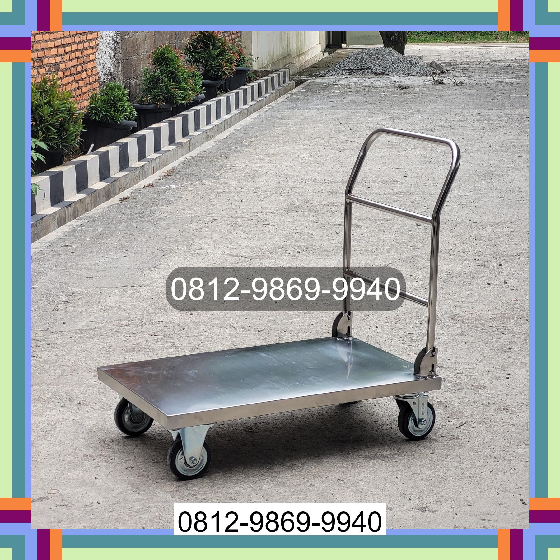0812-9869-9940 Terlaris, Jual Handtruck Hand Truck 500 kgg & 300 kg | Troli Barang | Troli lipat | Troli angkut Kepulauan Meranti