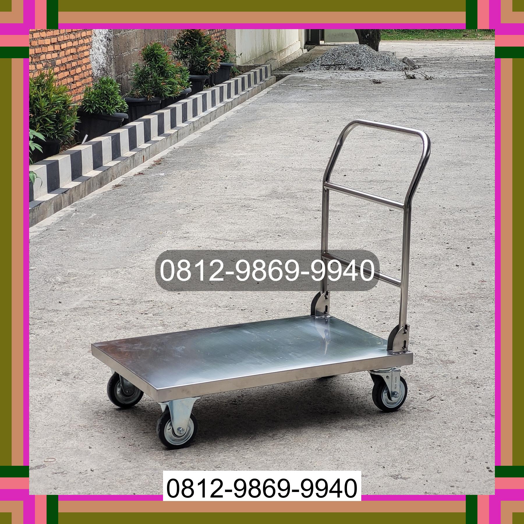 0812-9869-9940 Terlaris, Jual Handtruck Hand Truck 500 kgg & 300 kg | Troli Barang | Troli lipat | Troli angkut Kisaran Barat