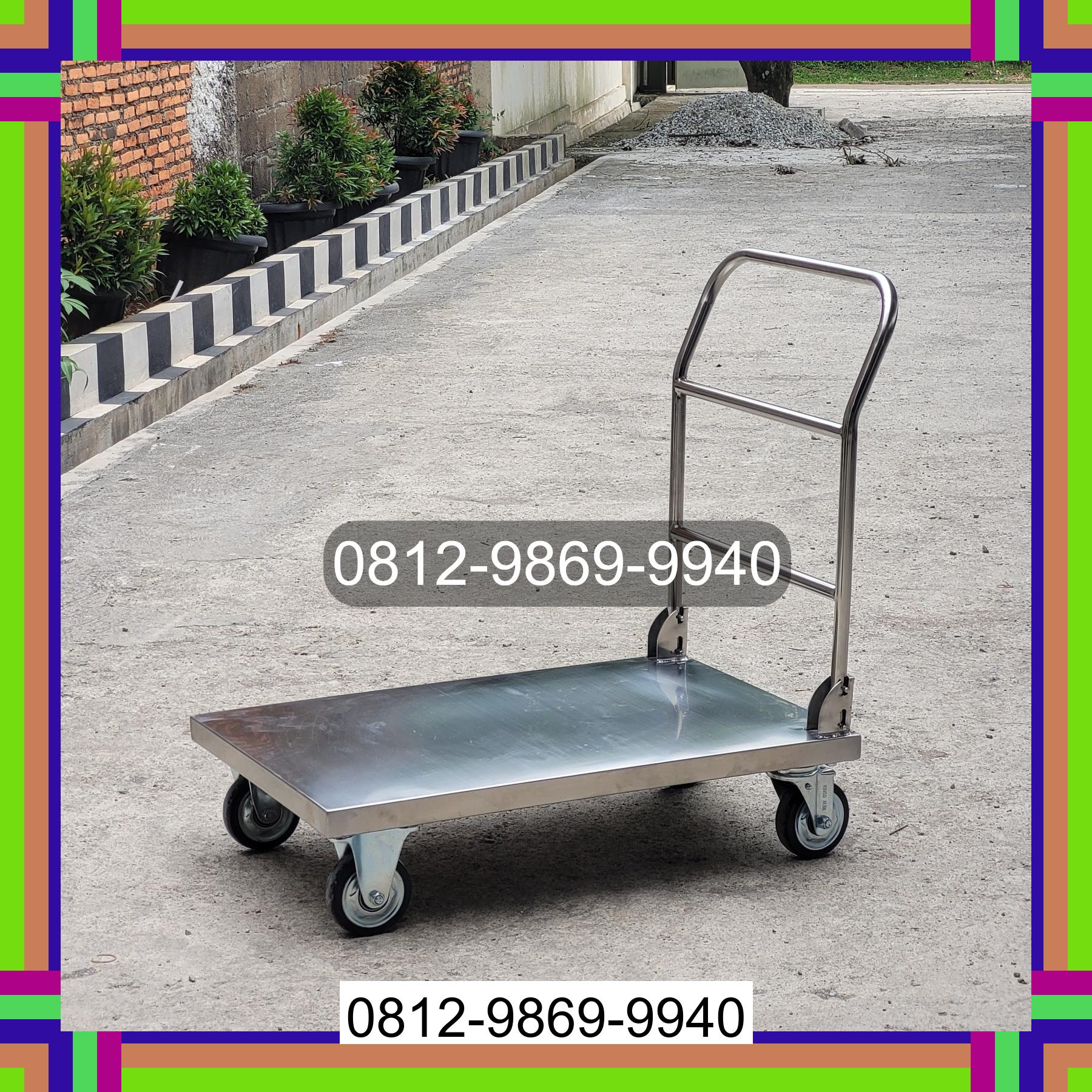 0812-9869-9940 Terlaris, Jual Handtruck Hand Truck 500 kgg & 300 kg | Troli Barang | Troli lipat | Troli angkut Kotawaringin Barat