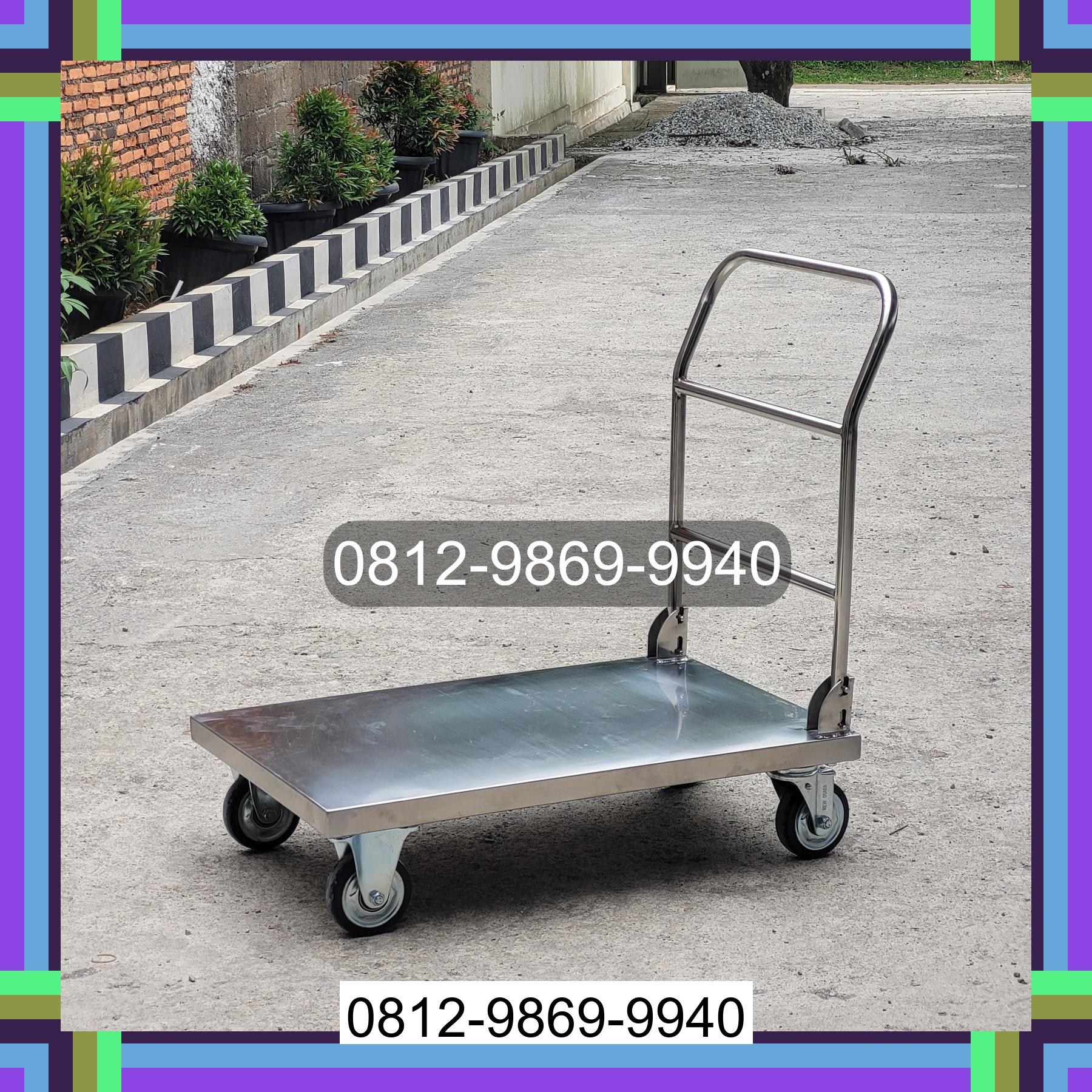 0812-9869-9940 Terlaris, Jual Handtruck Hand Truck 500 kgg & 300 kg | Troli Barang | Troli lipat | Troli angkut Landak