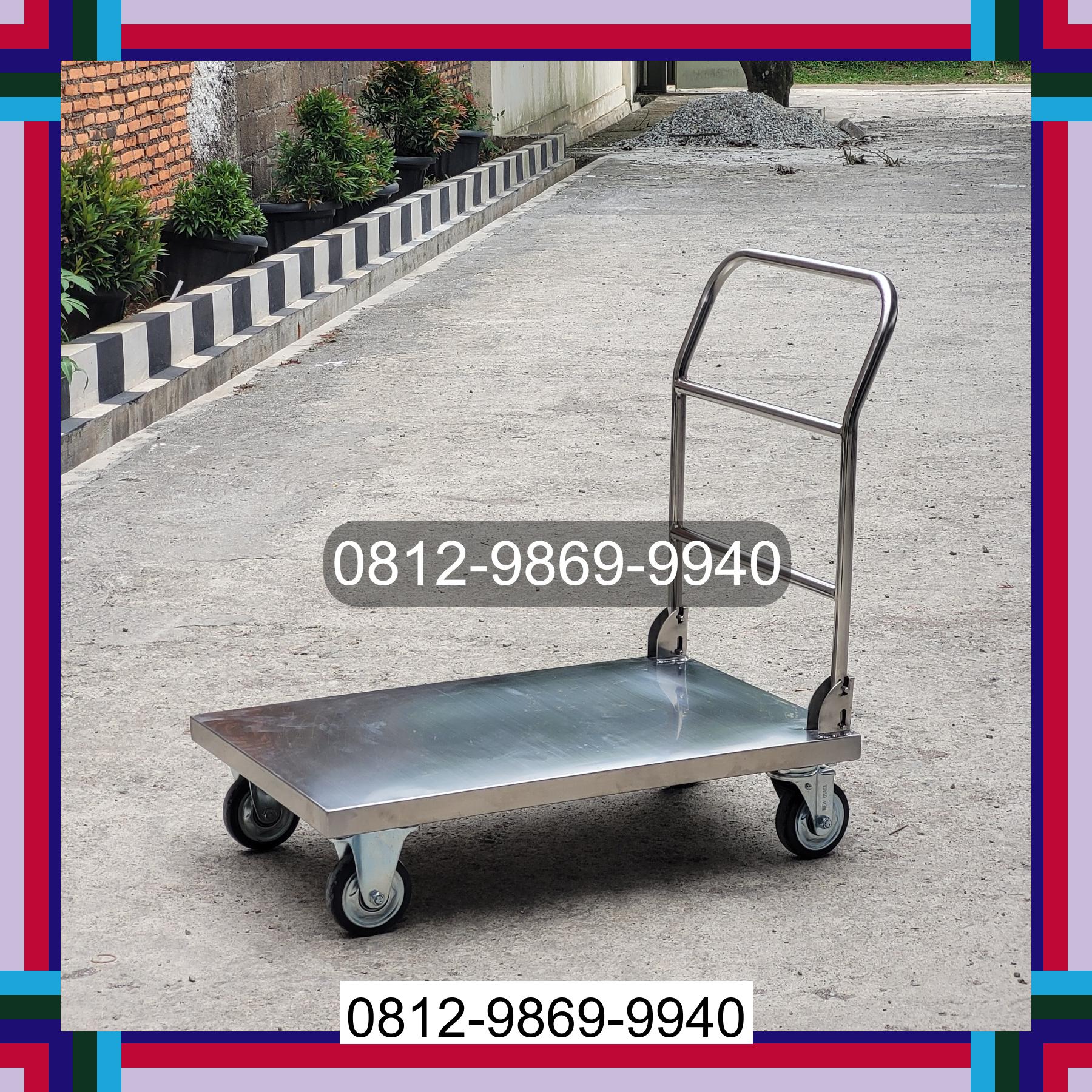 0812-9869-9940 Terlaris, Jual Handtruck Hand Truck 500 kgg & 300 kg | Troli Barang | Troli lipat | Troli angkut Laweyan