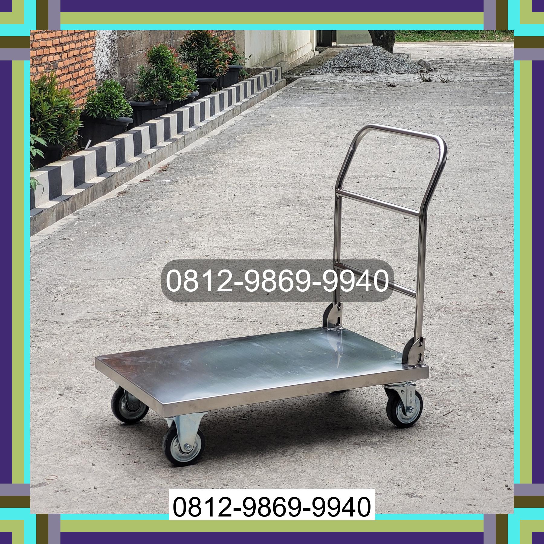 0812-9869-9940 Terlaris, Jual Handtruck Hand Truck 500 kgg & 300 kg | Troli Barang | Troli lipat | Troli angkut Lempuing Jaya