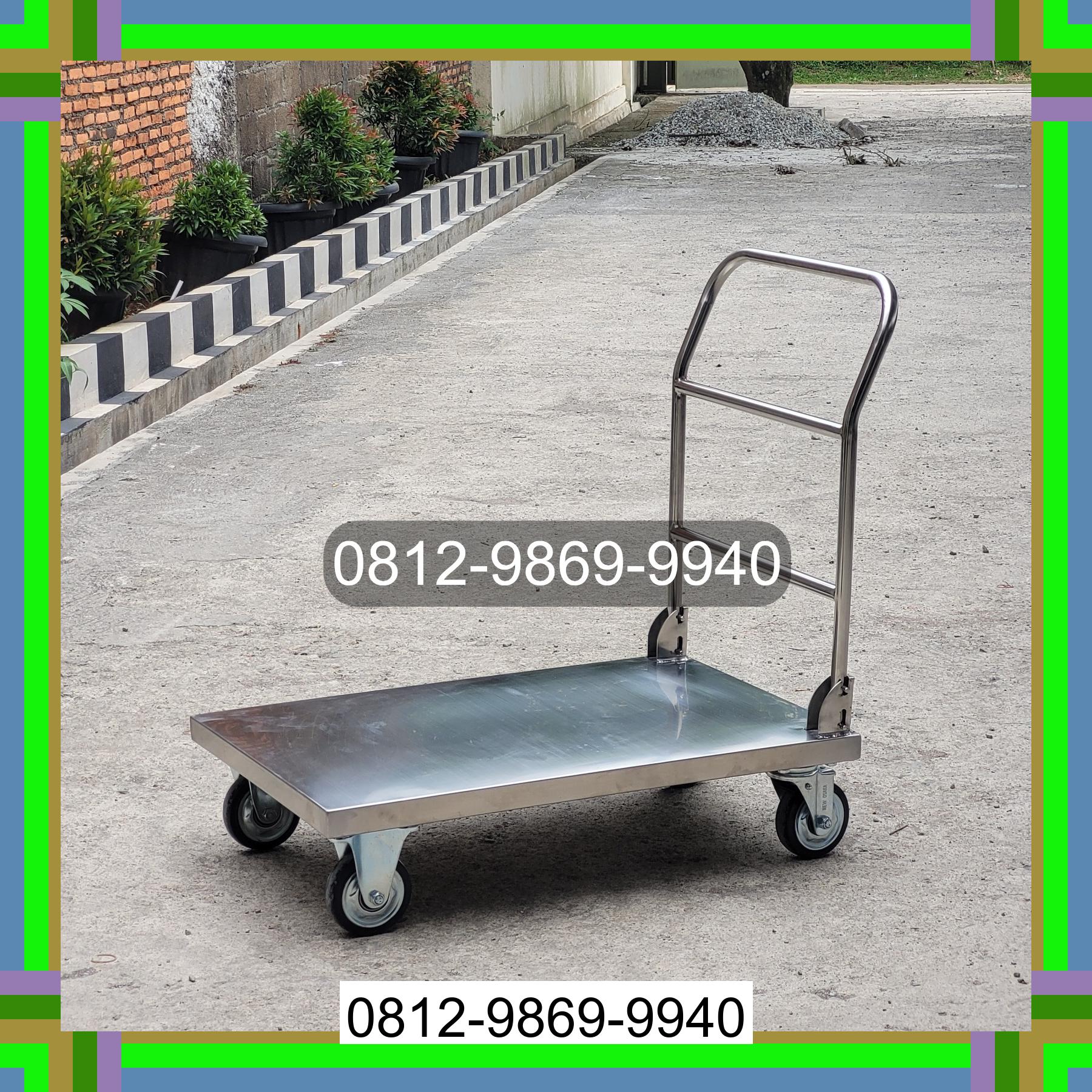 0812-9869-9940 Terlaris, Jual Handtruck Hand Truck 500 kgg & 300 kg | Troli Barang | Troli lipat | Troli angkut Lore Tengah