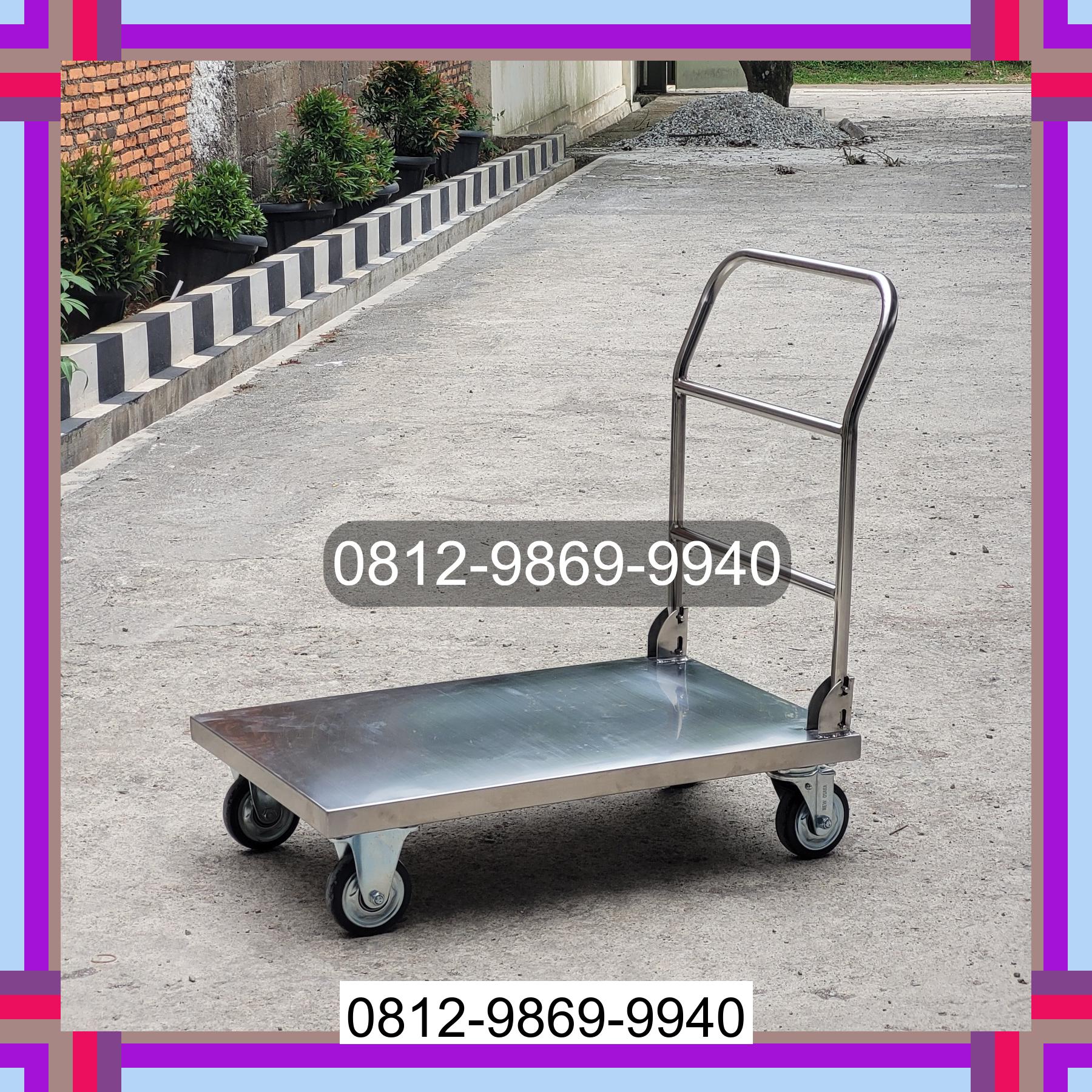 0812-9869-9940 Terlaris, Jual Handtruck Hand Truck 500 kgg & 300 kg | Troli Barang | Troli lipat | Troli angkut Manggarai