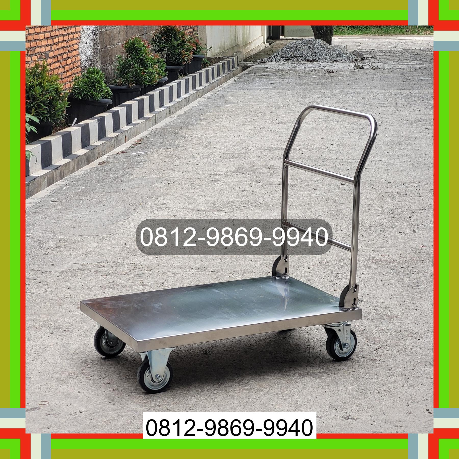 0812-9869-9940 Terlaris, Jual Handtruck Hand Truck 500 kgg & 300 kg | Troli Barang | Troli lipat | Troli angkut Medan Johor