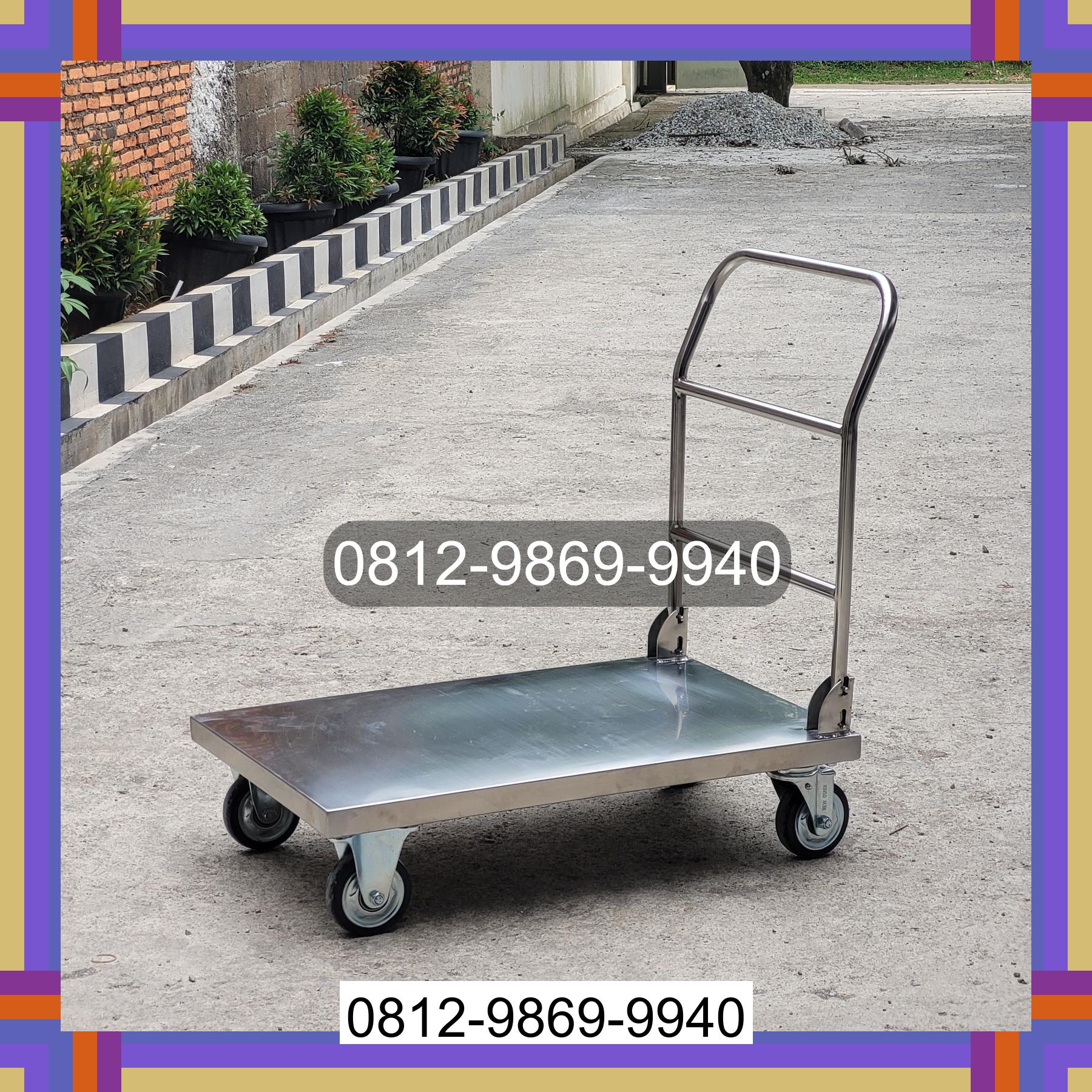 0812-9869-9940 Terlaris, Jual Handtruck Hand Truck 500 kgg & 300 kg | Troli Barang | Troli lipat | Troli angkut Medang Deras
