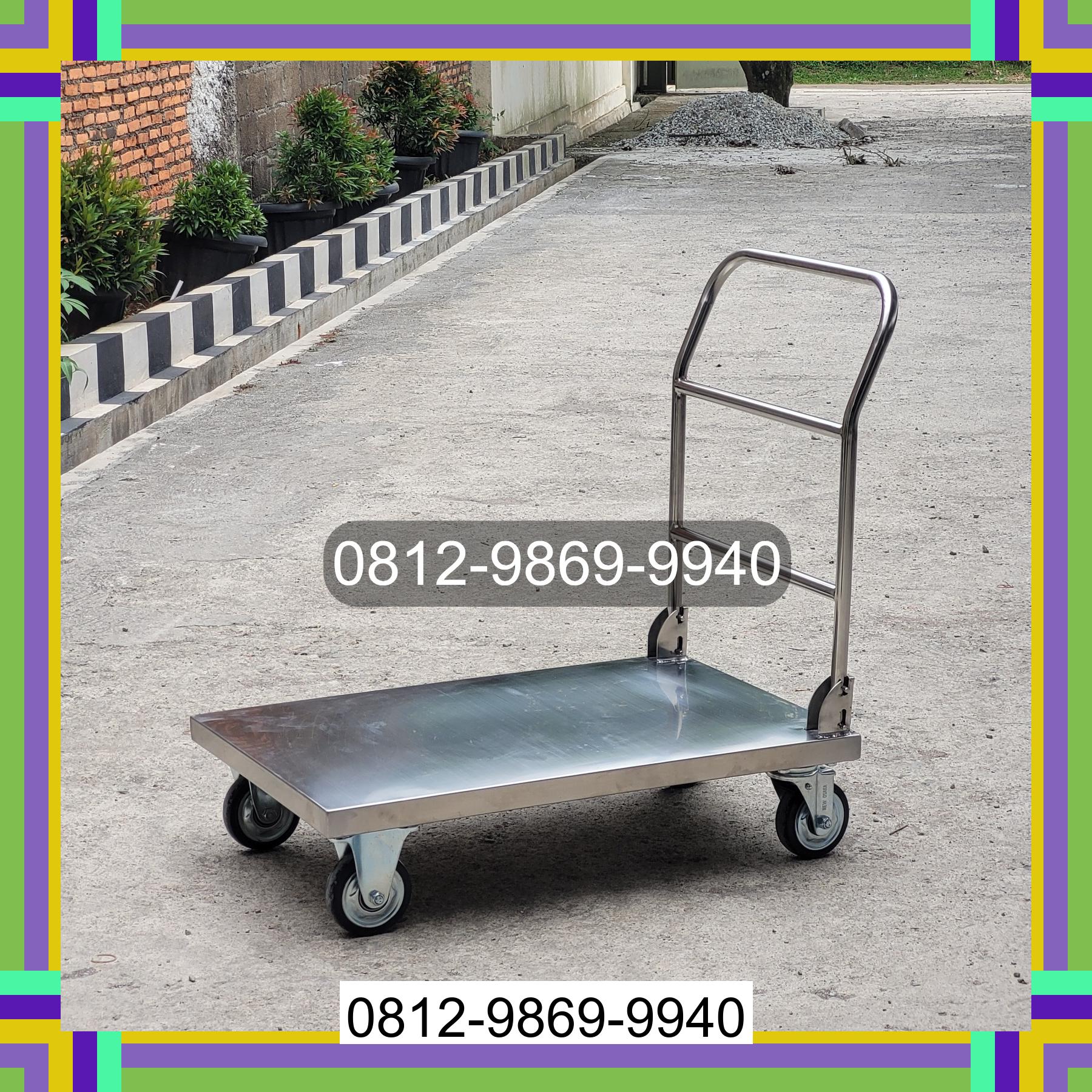 0812-9869-9940 Terlaris, Jual Handtruck Hand Truck 500 kgg & 300 kg | Troli Barang | Troli lipat | Troli angkut Melawi