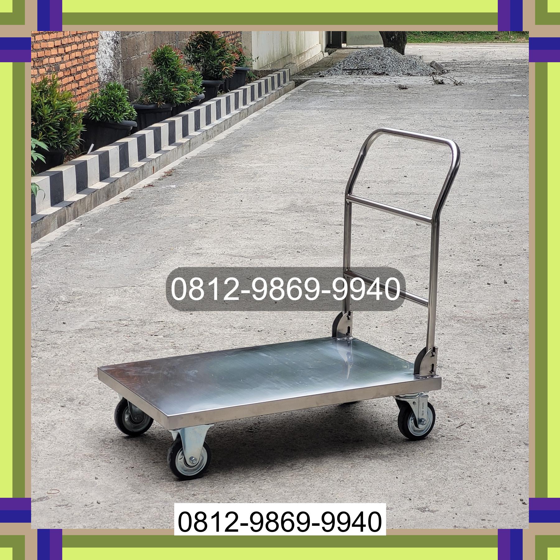 0812-9869-9940 Terlaris, Jual Handtruck Hand Truck 500 kgg & 300 kg | Troli Barang | Troli lipat | Troli angkut Menui Kepulauan