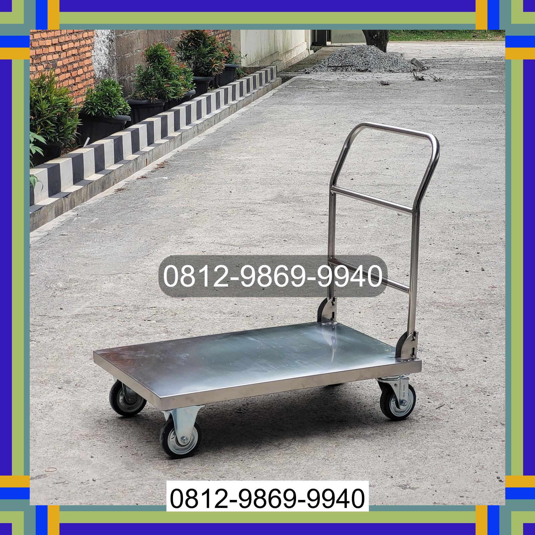 0812-9869-9940 Terlaris, Jual Handtruck Hand Truck 500 kgg & 300 kg | Troli Barang | Troli lipat | Troli angkut Meureubo